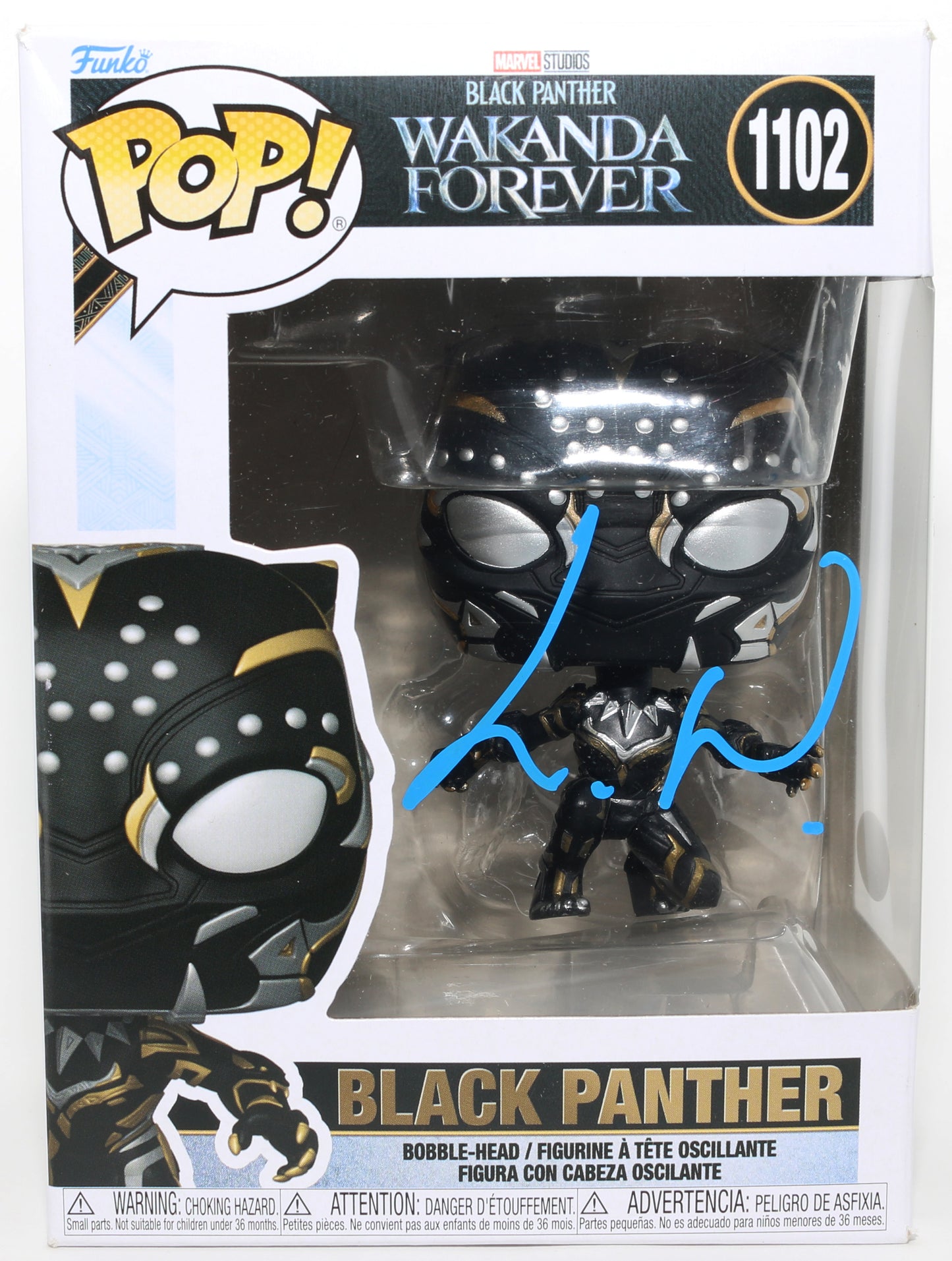 
                  
                    Letitia Wright as Shuri / Black Panther in Black Panther: Wakanda Forever (JSA) Signed Funko POP! #1102
                  
                