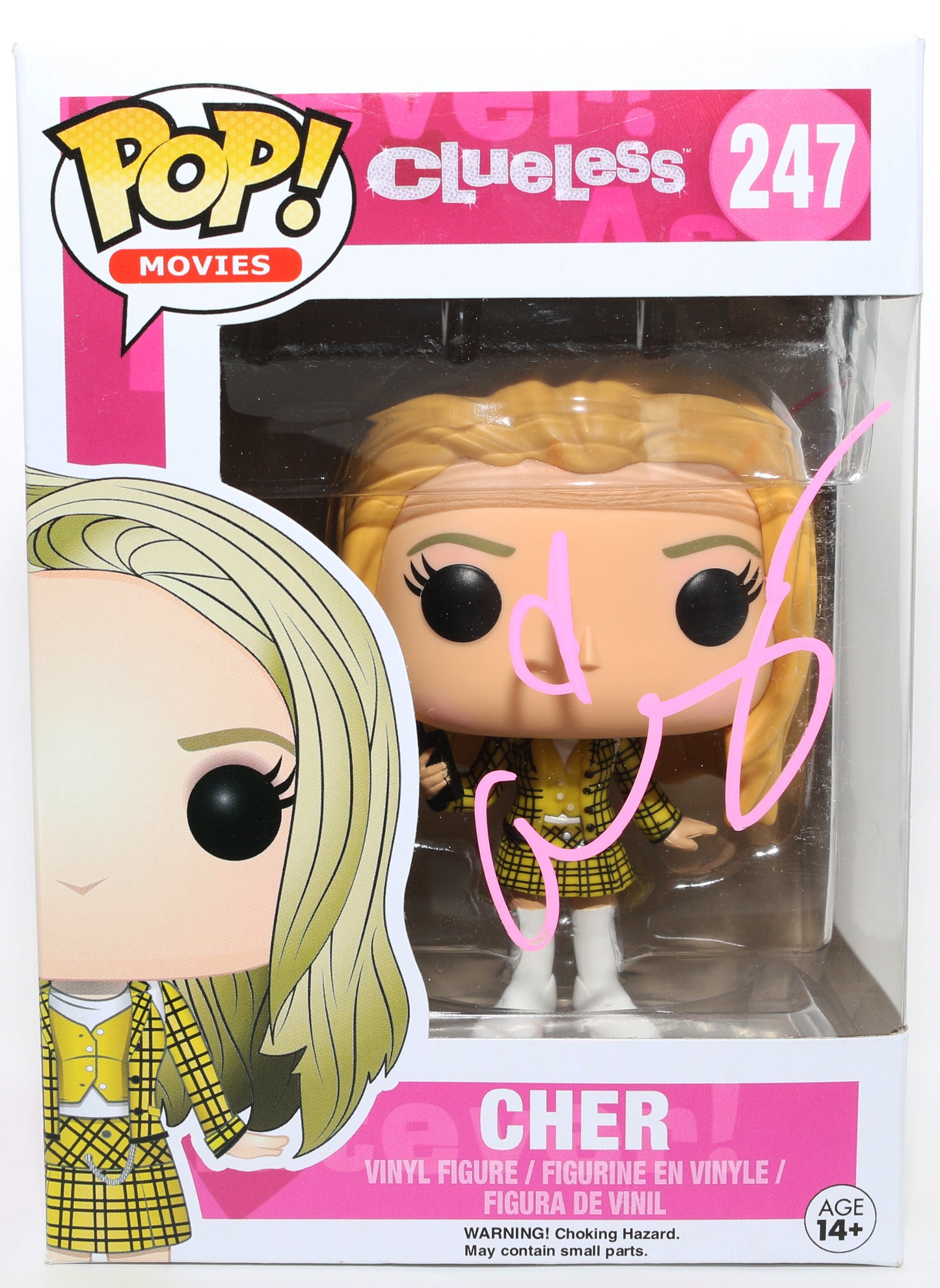 
                  
                    Alicia Silverstone as Cher Horowitz in Clueless Signed Funko POP! #247
                  
                