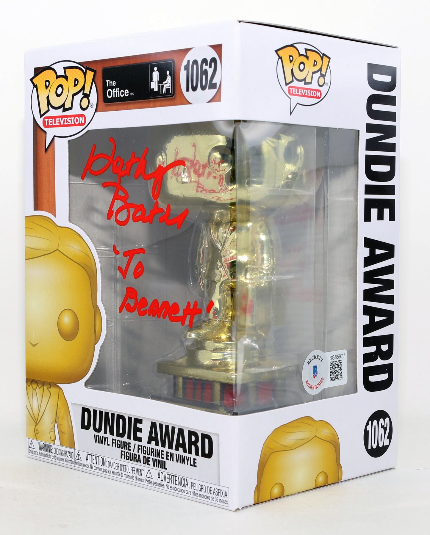 
                  
                    Kathy Bates as Jo Bennett in The Office (Beckett) Signed Funko POP! #1062
                  
                