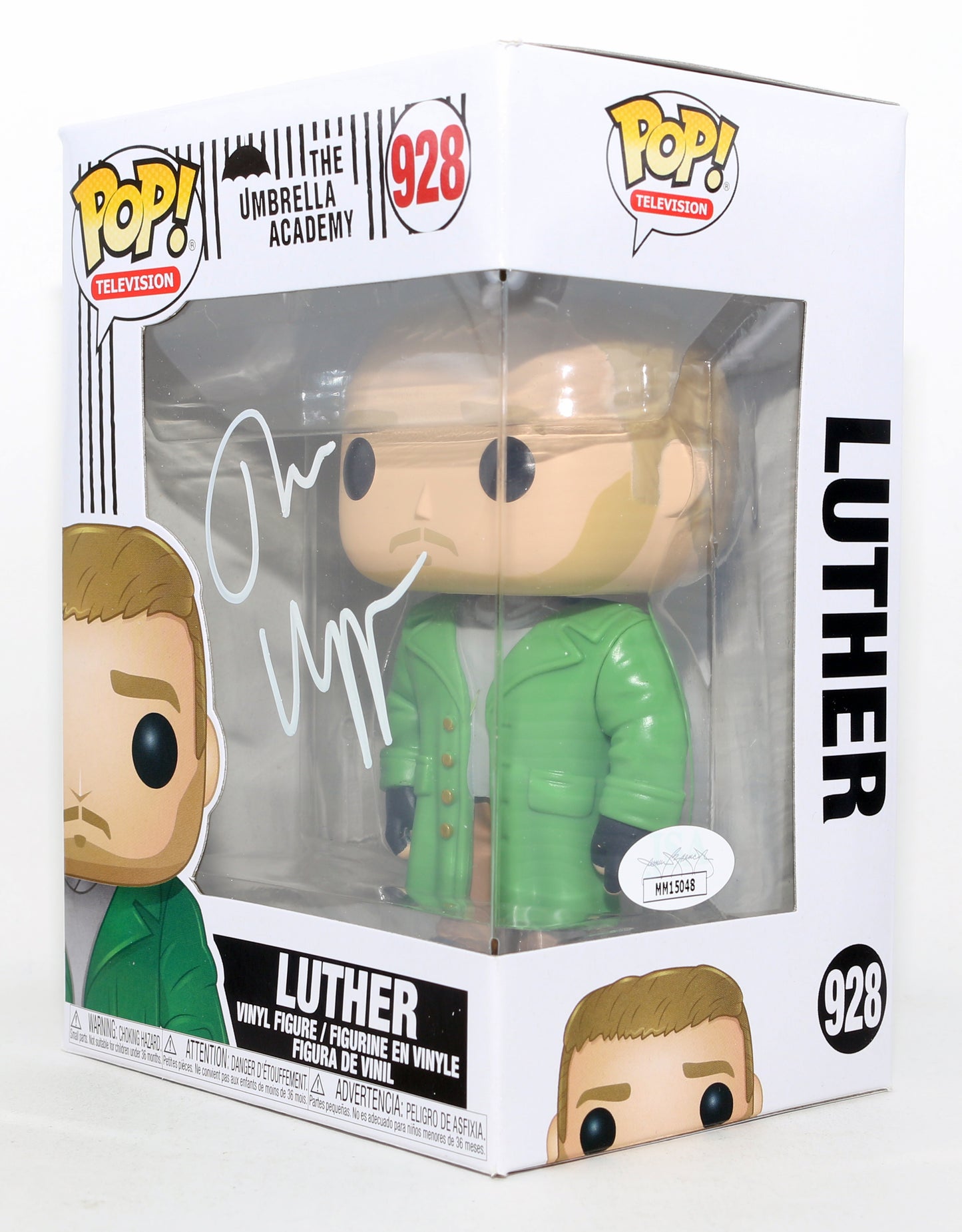 
                  
                    Tom Hopper as Luther Hargreeves in The Umbrella Academy (JSA) Signed Funko POP! #928
                  
                