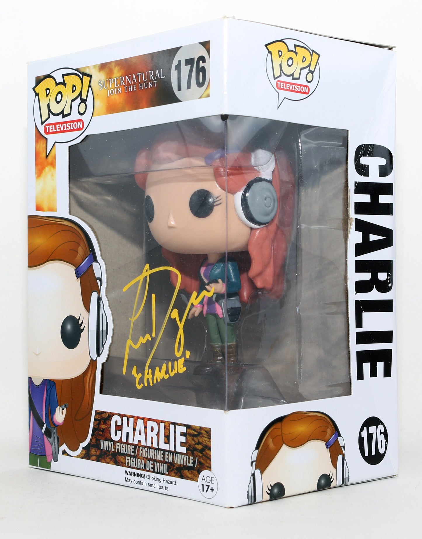 
                  
                    Felicia Day as Charlie Bradbury in Supernatural Signed Funko POP! #176 with Character Name
                  
                