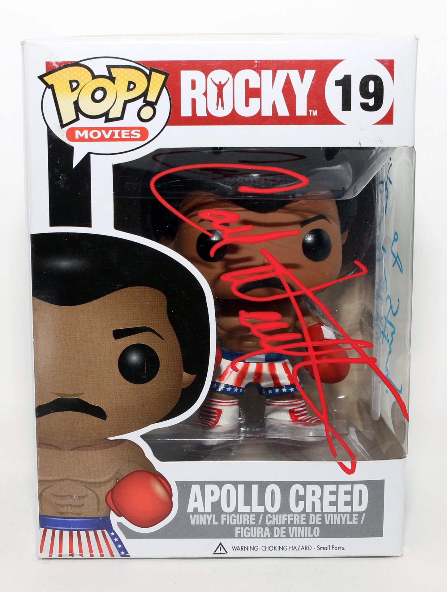 
                  
                    Carl Weathers as Apollo Creed in Rocky (PSA) Signed Funko POP! #19 with Quote
                  
                