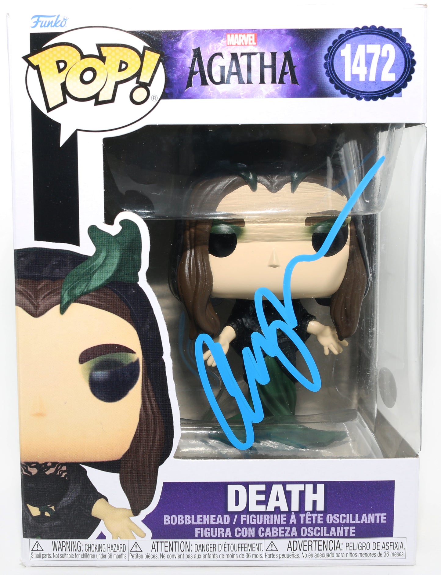 
                  
                    Aubrey Plaza as Death / Rio Vidal in Agatha All Along (JSA) Signed Funko POP! #1472
                  
                