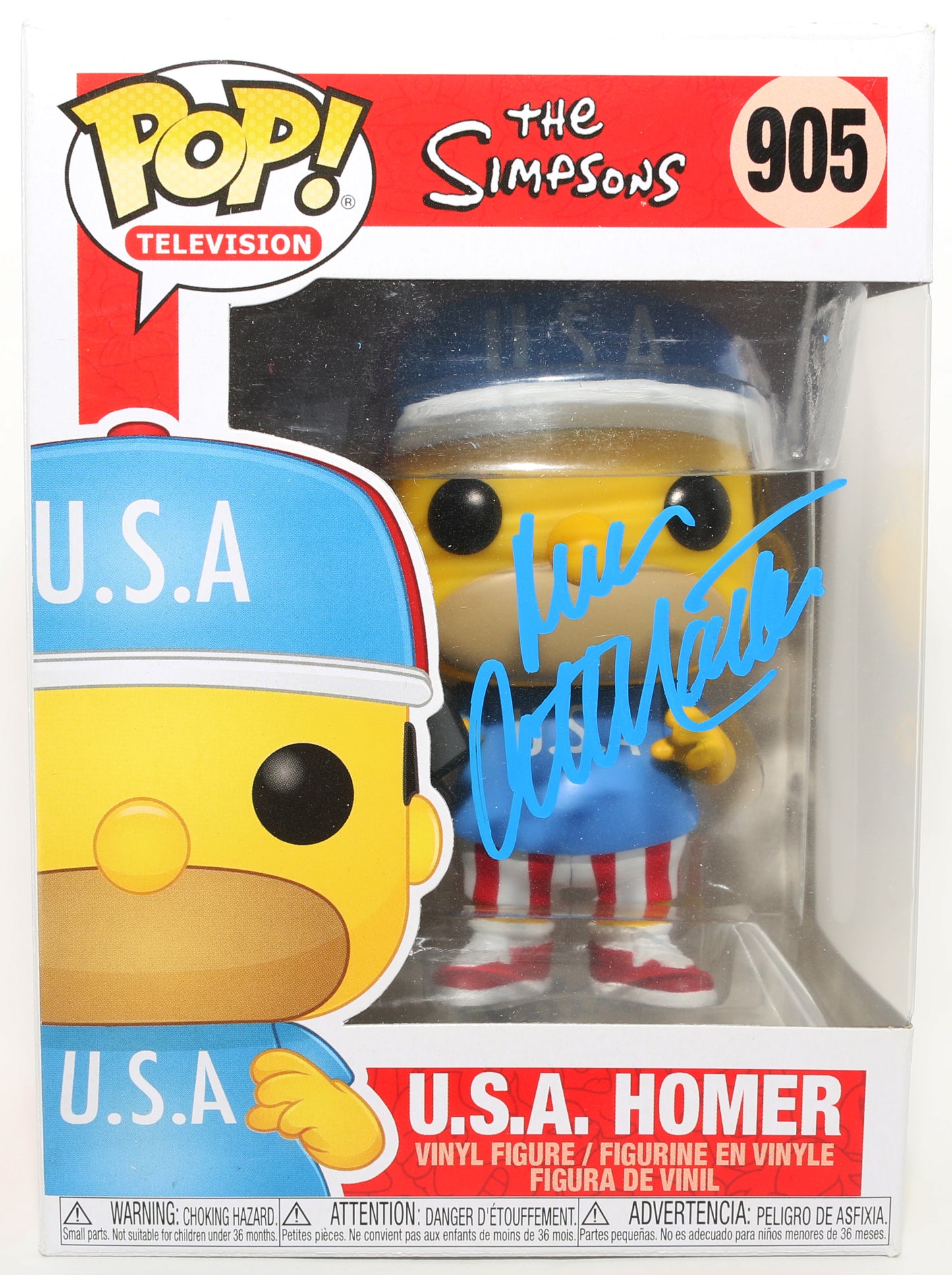 
                  
                    Dan Castellaneta as U.S.A Homer in The Simpsons Signed Funko POP! #905
                  
                