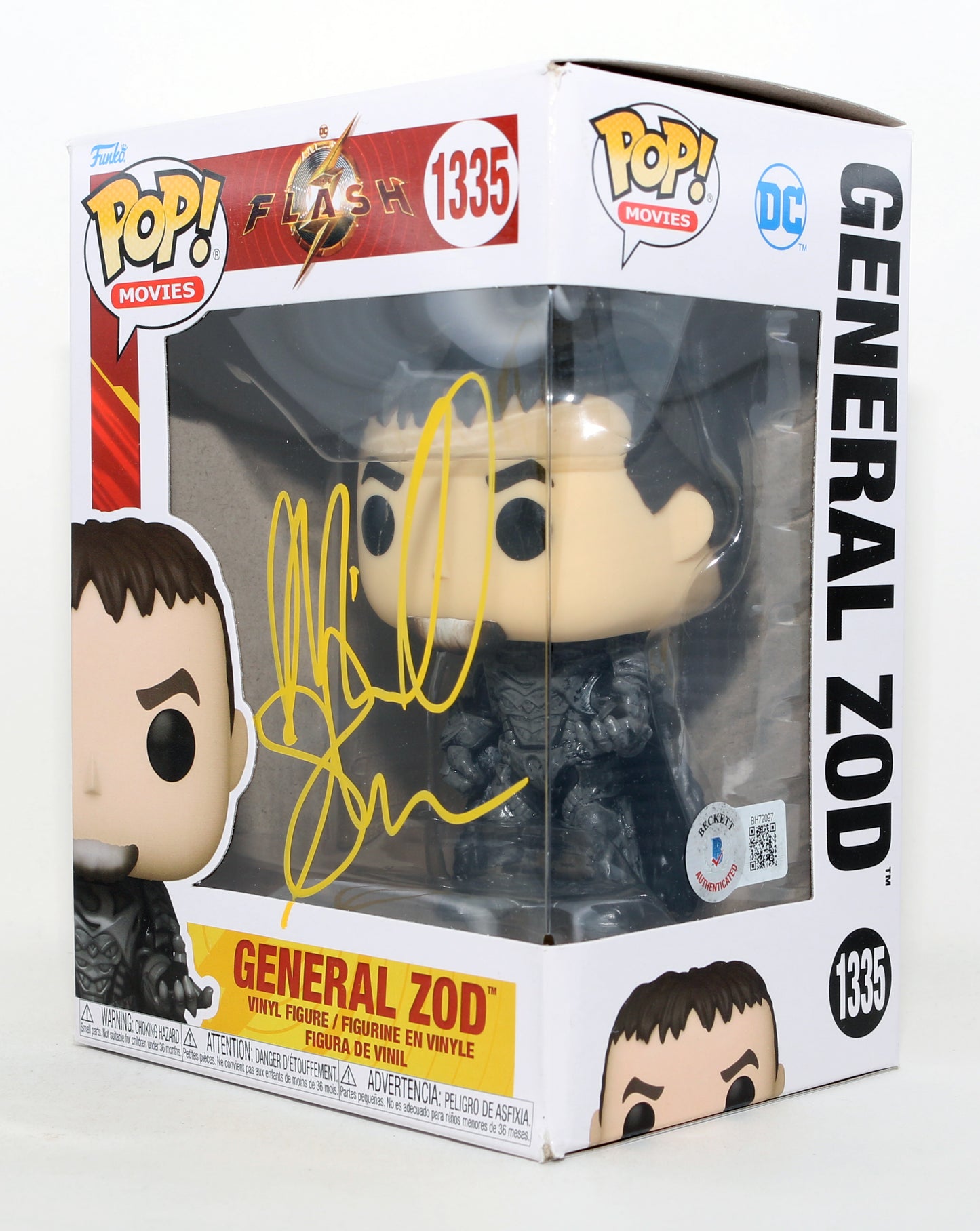 
                  
                    Michael Shannon as General Zod in The Flash (Beckett) Signed Funko POP! #1335
                  
                