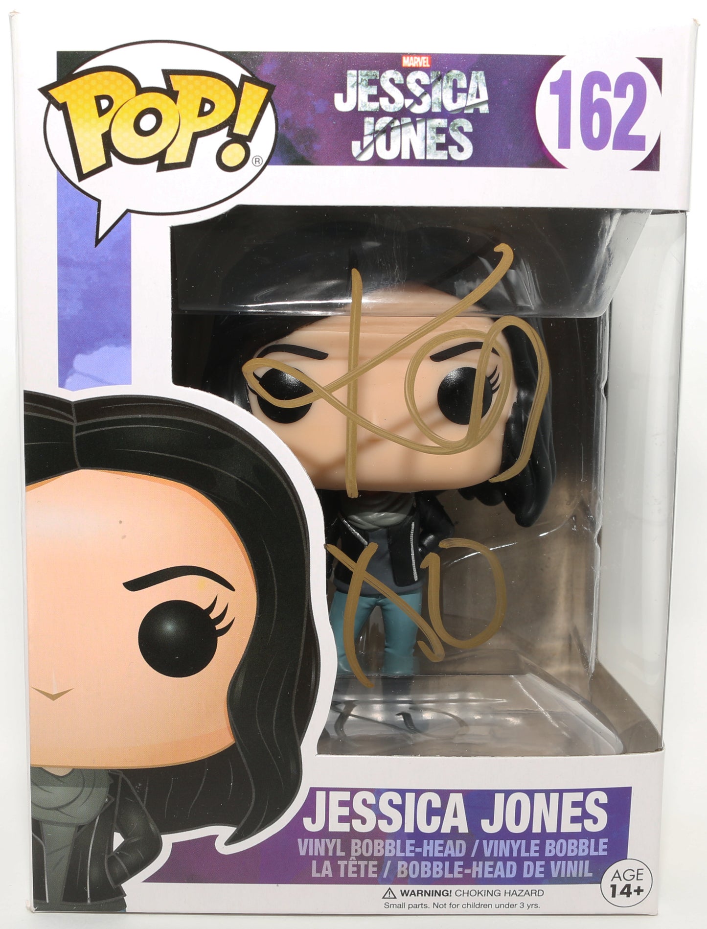 
                  
                    Krysten Ritter as Jessica Jones in Jessica Jones Signed Funko POP! #162
                  
                