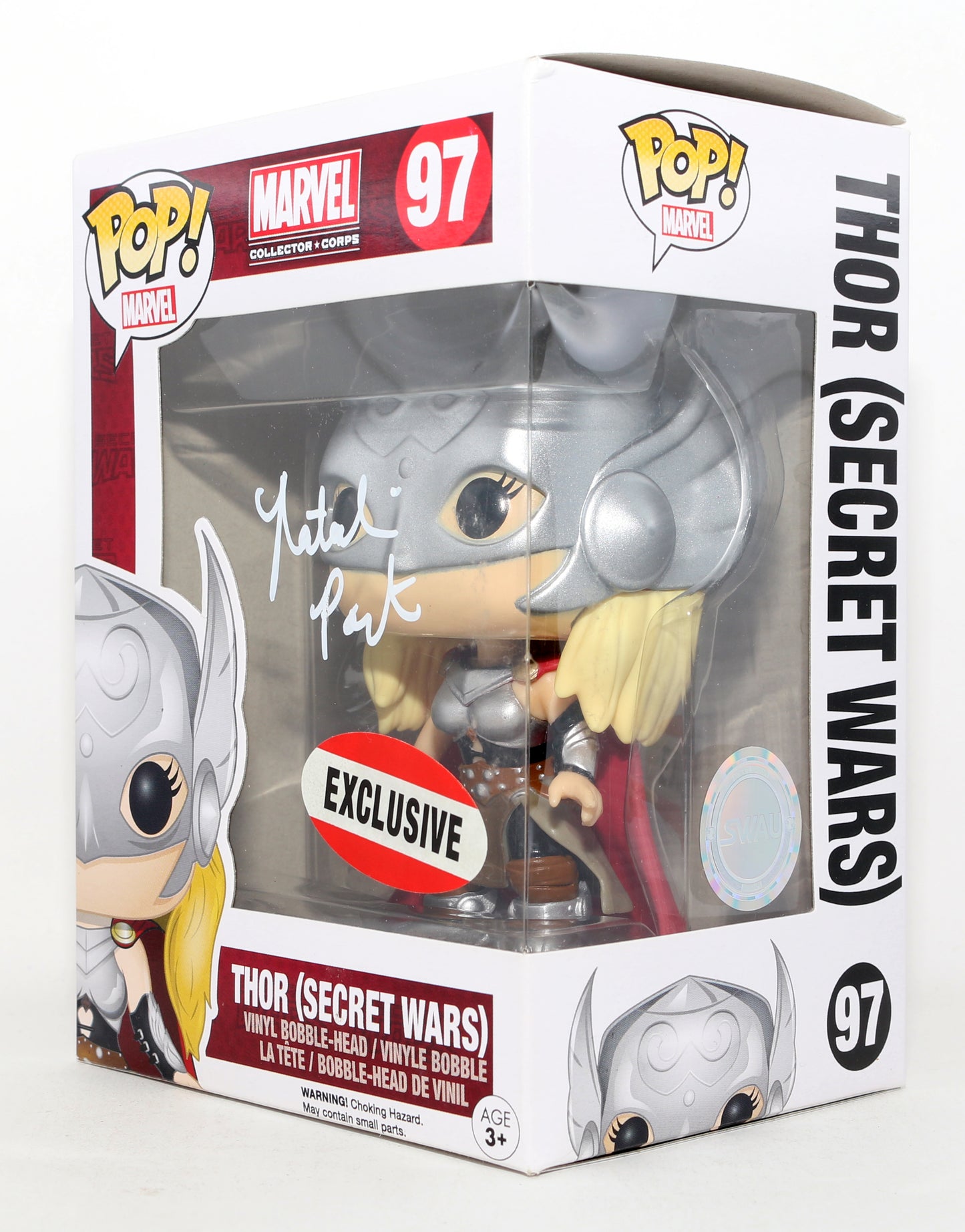 
                  
                    Natalie Portman as Jane Foster / Mighty Thor in Thor: Love & Thunder Exclusive (SWAU) Signed Funko POP! #97
                  
                