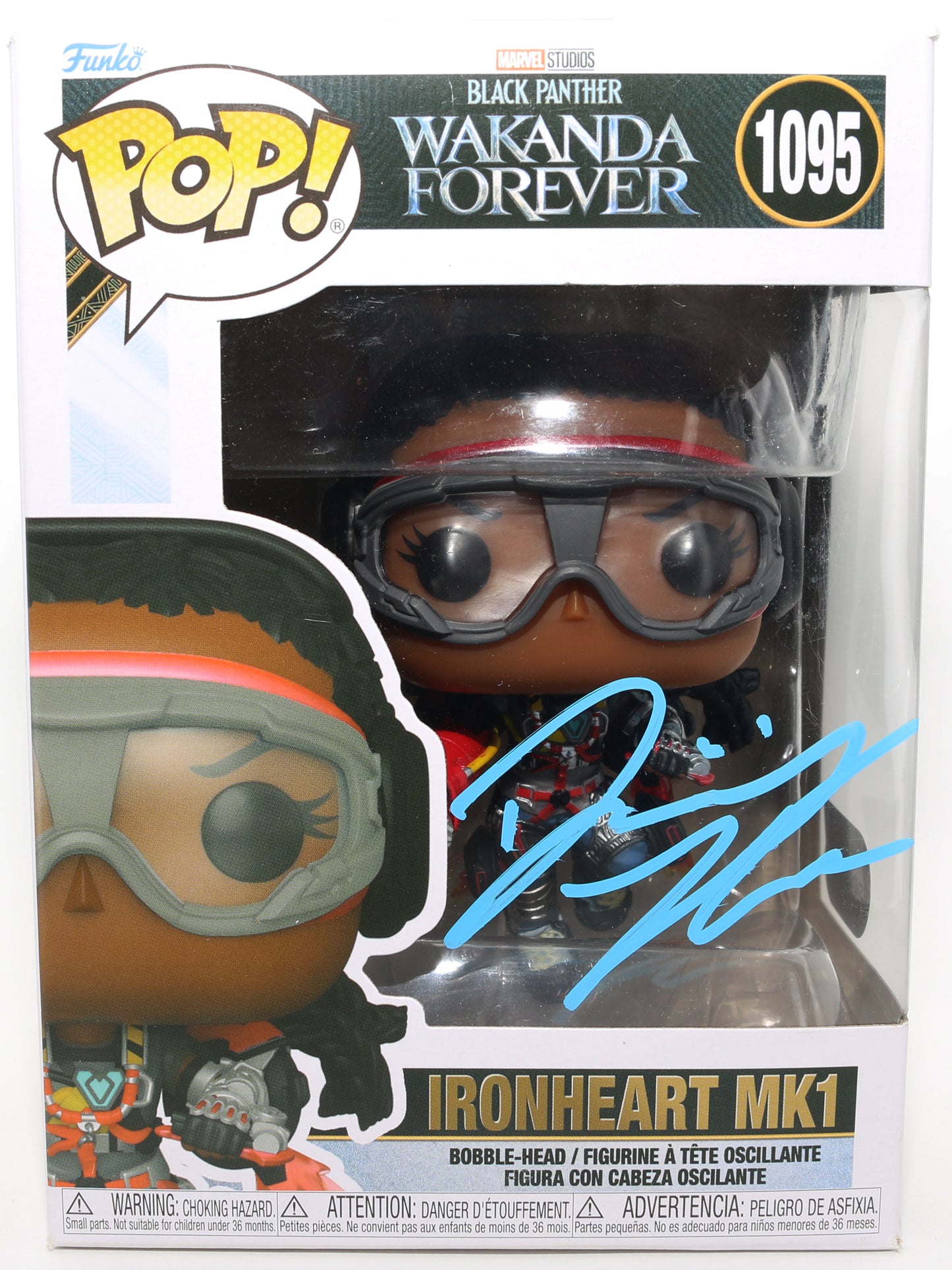 
                  
                    Dominique Thorne as Riri Williams / Ironheart in Black Panther: Wakanda Forever (SWAU) Signed Funko POP! #1095
                  
                