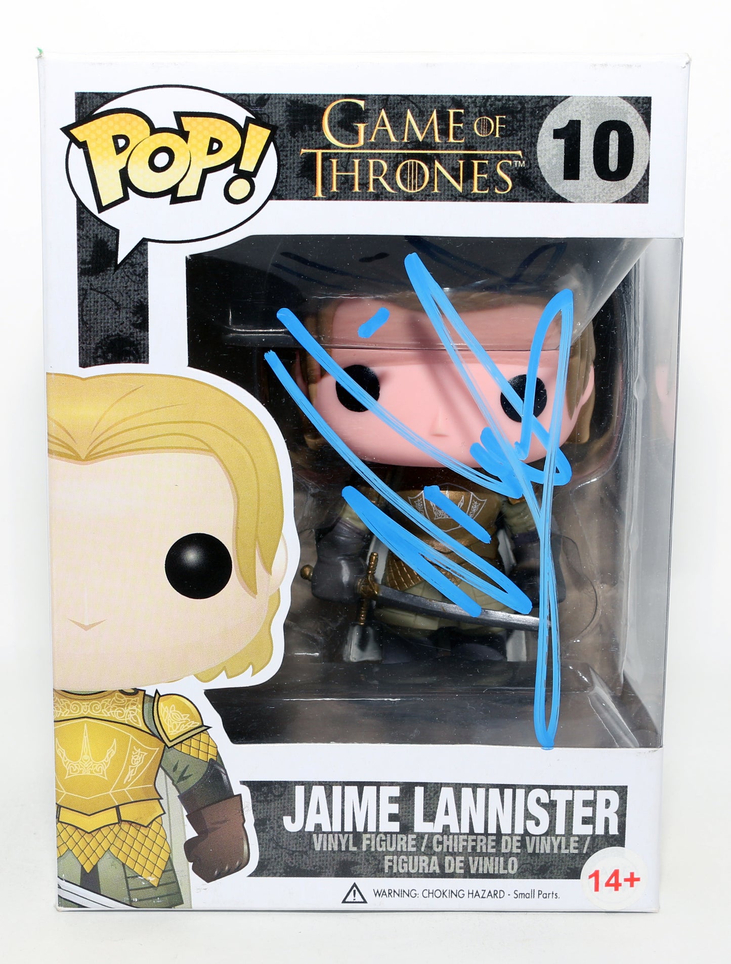 
                  
                    Nikolaj Coster-Waldau as Jaime Lannister in HBO's Game of Thrones Signed Funko POP! #10
                  
                