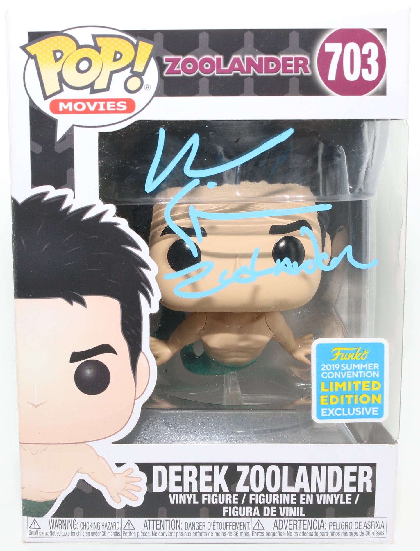 
                  
                    Ben Stiller as Derek Zoolander in Zoolander 2019 Summer Convention Exclusive (Celebrity Marketing) Signed Funko POP! #703 with Character Name
                  
                