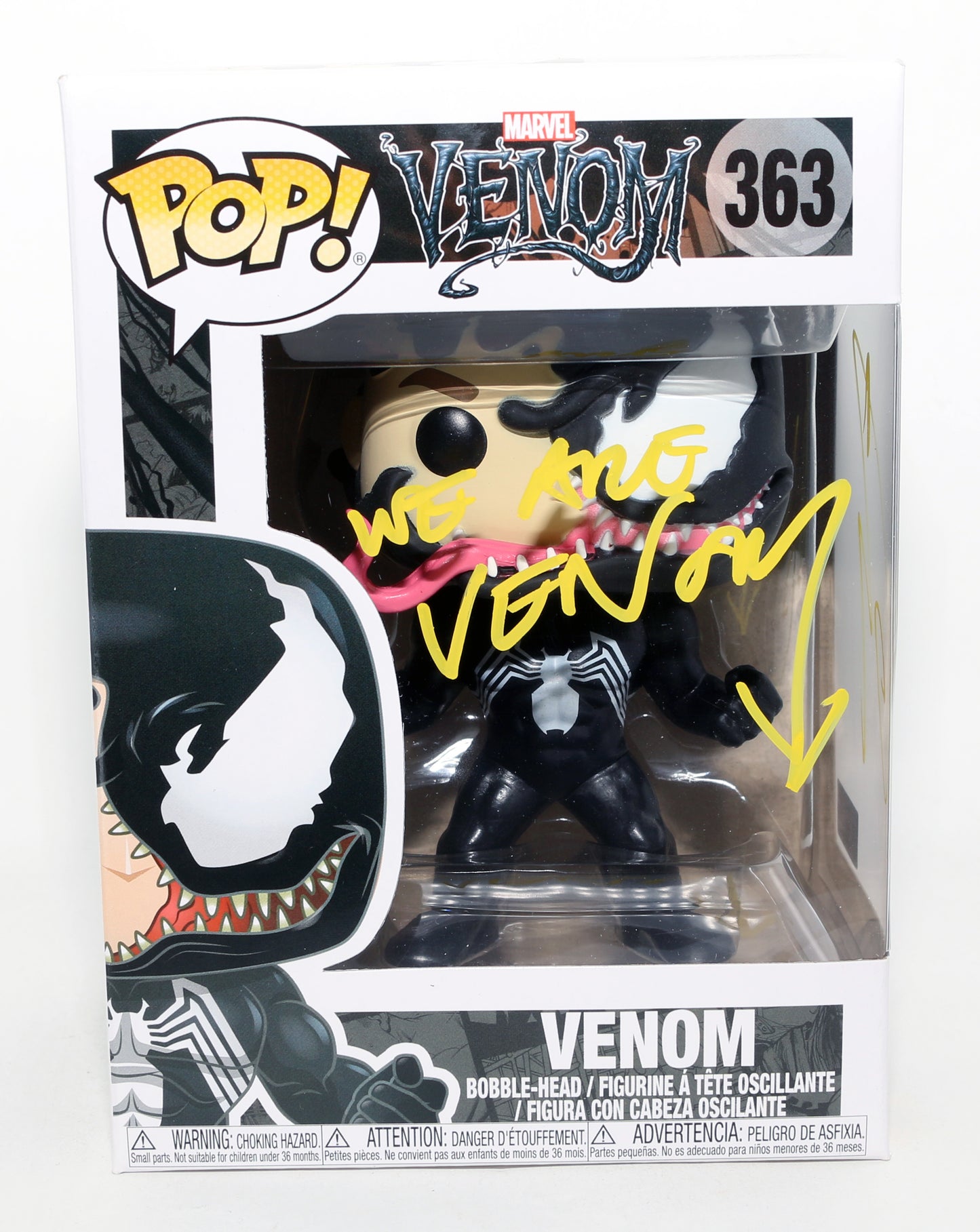 
                  
                    Tom Hardy as Venom in Venom (Celebrity Authentics) Signed Funko POP! #363 with Quote
                  
                