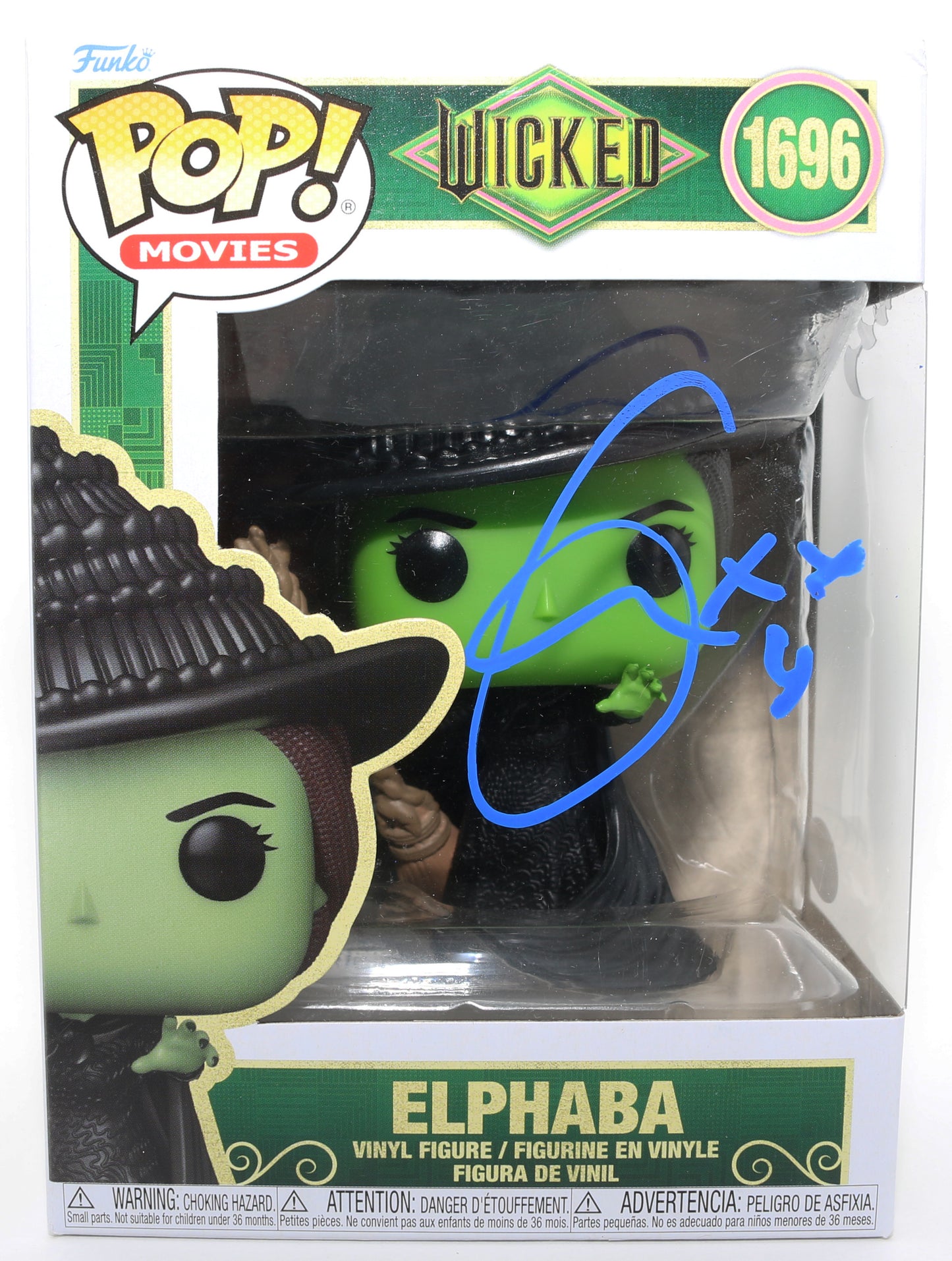 
                  
                    Cynthia Erivo as Elphaba in Wicked (JSA) Signed Funko POP! #1696
                  
                