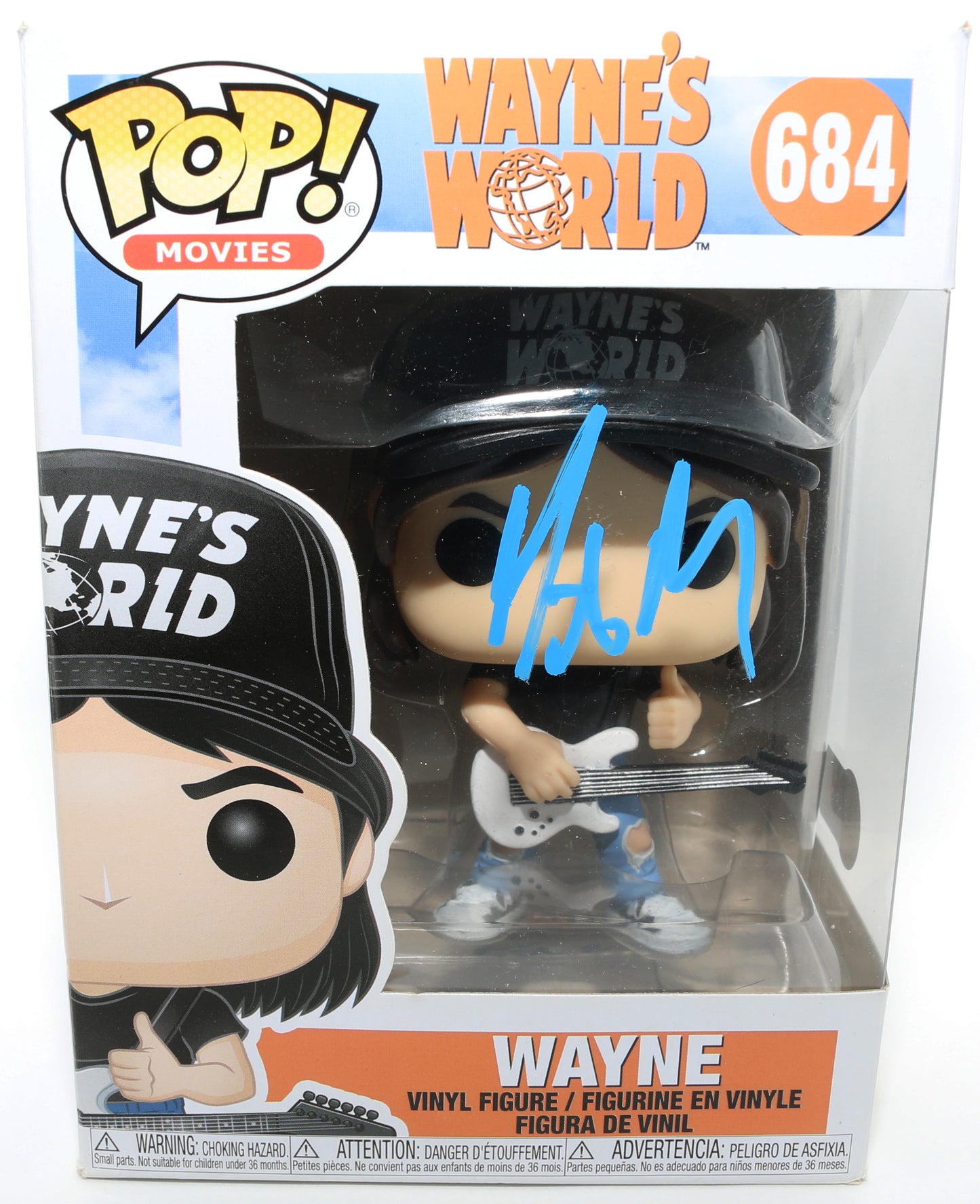 
                  
                    Mike Myers as Wayne in Wayne's World (Beckett) Signed Funko POP! #684
                  
                