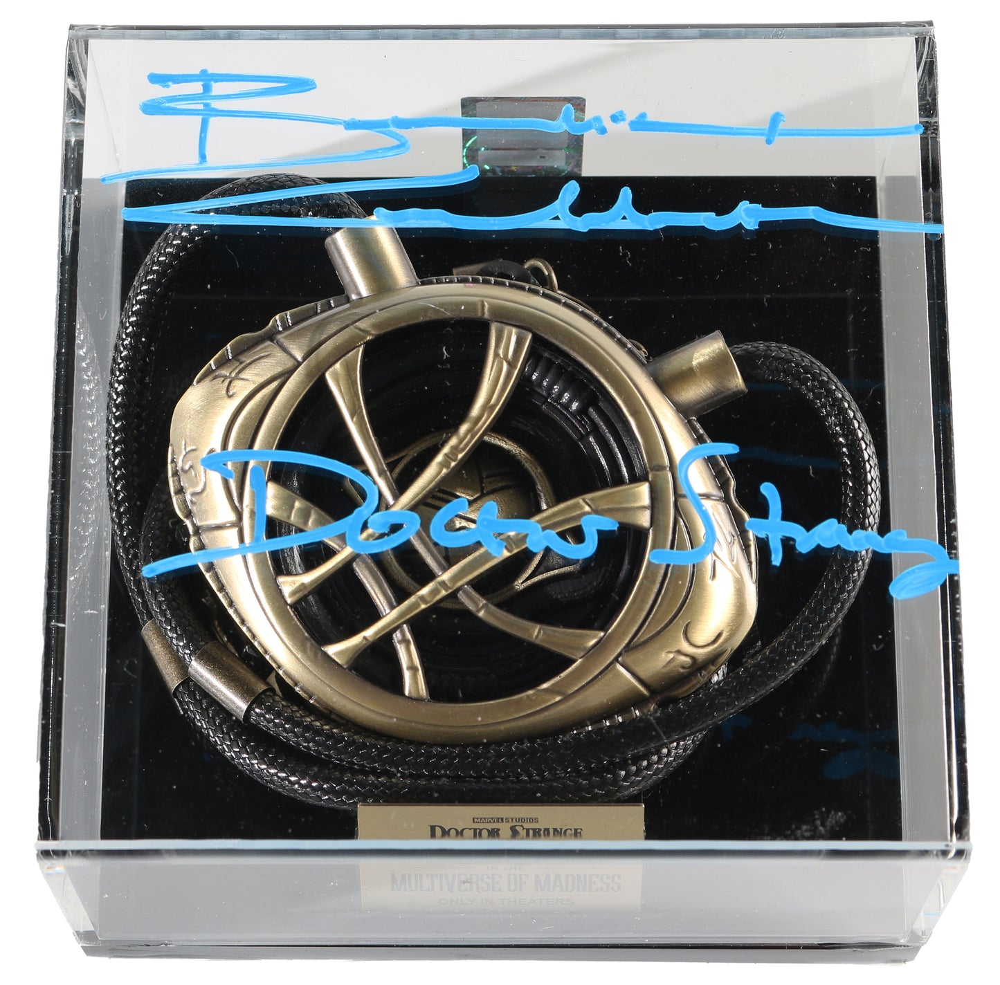 
                  
                    Doctor Strange in the Multiverse of Madness Eye of Agamotto Prop Replica (Official Pix) Signed by Benedict Cumberbatch with Character Name
                  
                