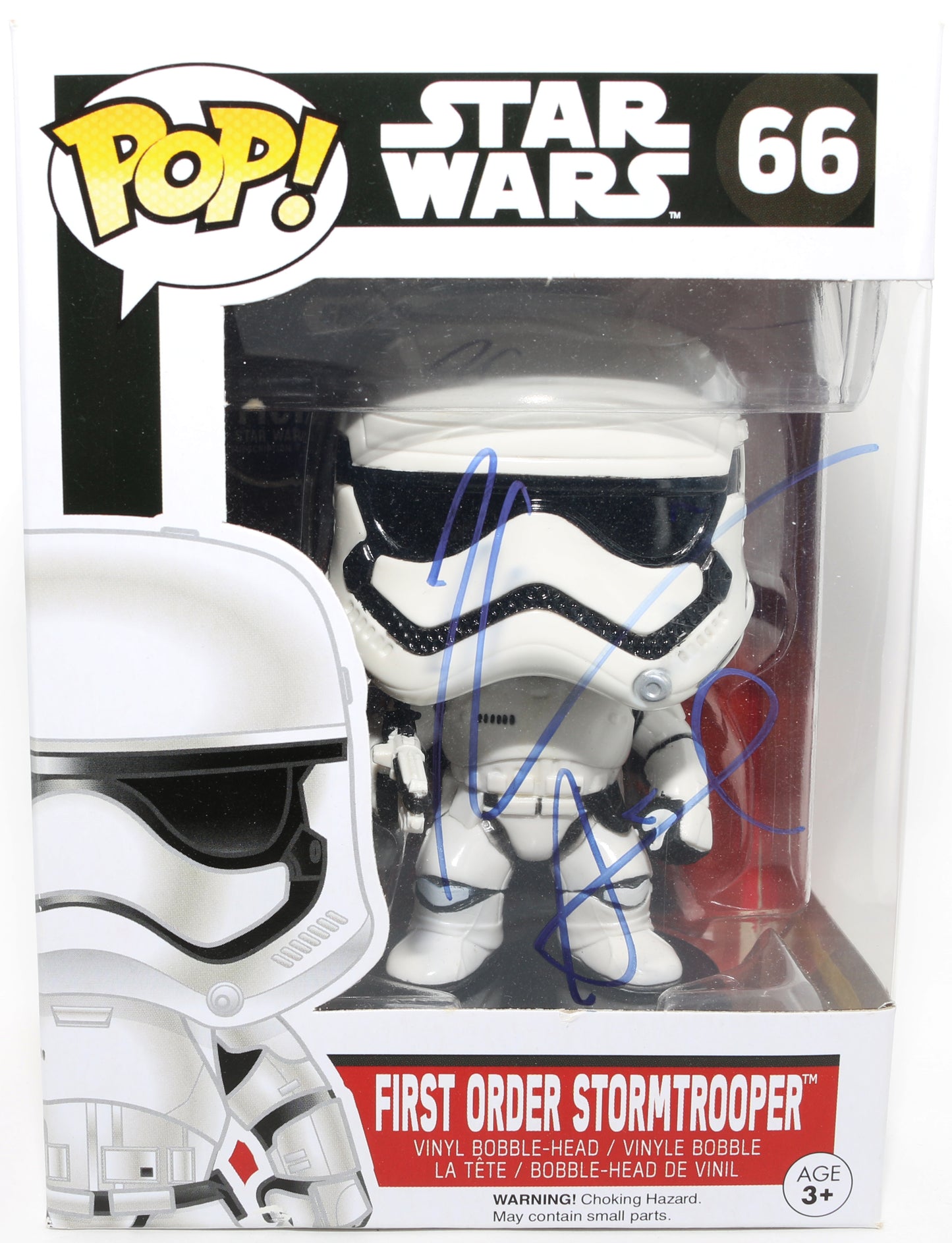 
                  
                    Kevin Smith as First Order Stormtrooper in Star Wars: The Force Awakens Signed Funko POP! #66
                  
                