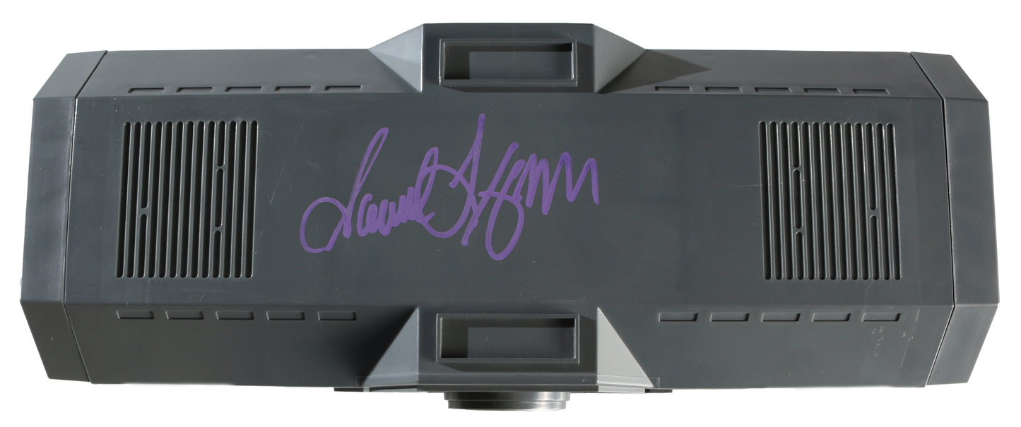 
                  
                    Mace Windu from Star Wars Galaxy's Edge Prop Replica Lightsaber Case (Beckett) Signed by Samuel L. Jackson
                  
                