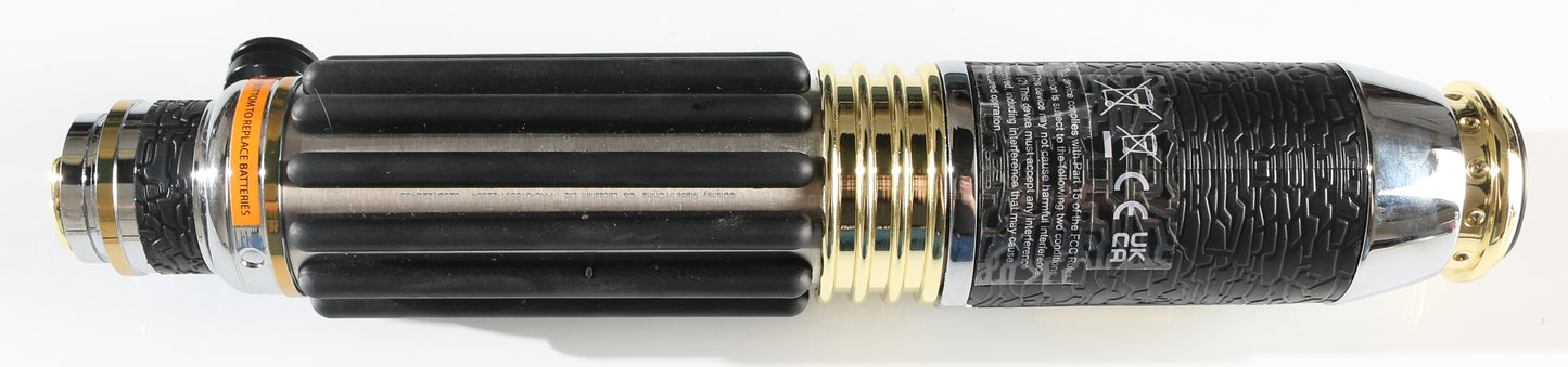 
                  
                    Mace Windu from Star Wars Galaxy's Edge Prop Replica Lightsaber Case (Beckett) Signed by Samuel L. Jackson
                  
                