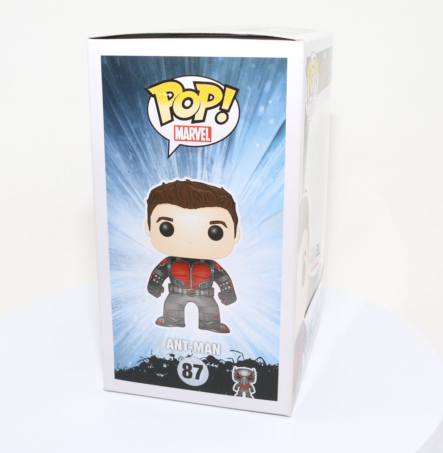 
                  
                    Paul Rudd as Ant-Man in Ant-Man Marvel Exclusive (Beckett) Signed Funko POP! #87
                  
                