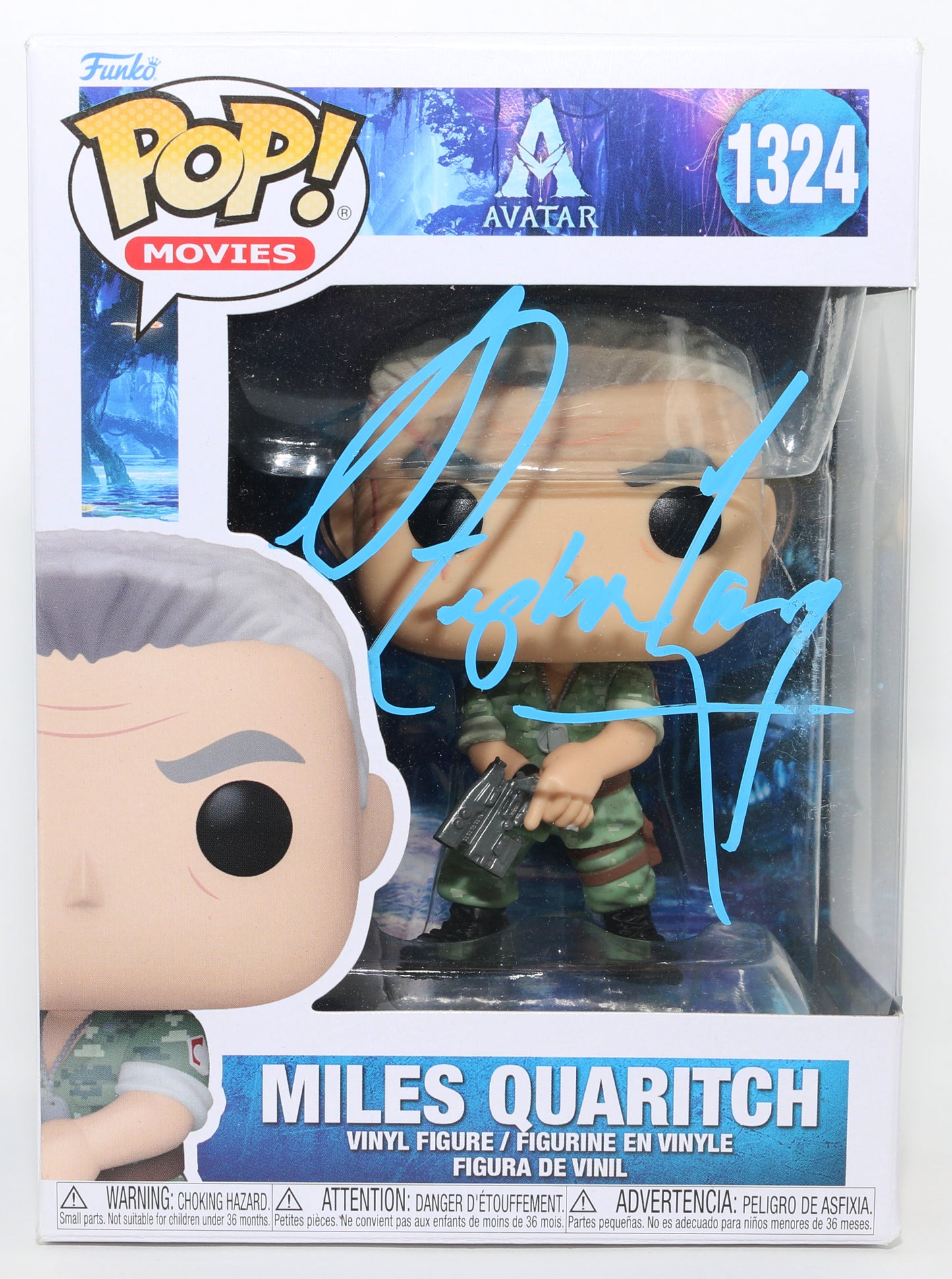 
                  
                    Stephen Lang as Miles Quaritch in Avatar Signed Funko POP! #1324
                  
                