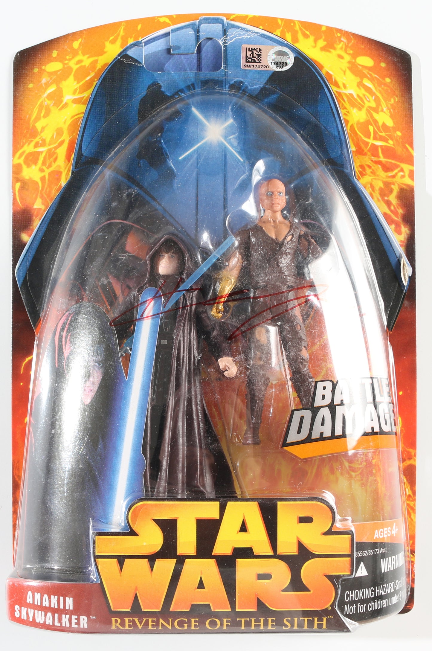 
                  
                    Hayden Christensen as Anakin Skywalker in Star Wars Episode III: Revenge of the Sith (Topps) Hasbro 2005 Signed Action Figure
                  
                
