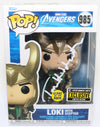 Tom Hiddleston as Loki with Scepter in Avengers EE Glow in the Dark Exclusive (SWAU) Signed Funko POP! #985