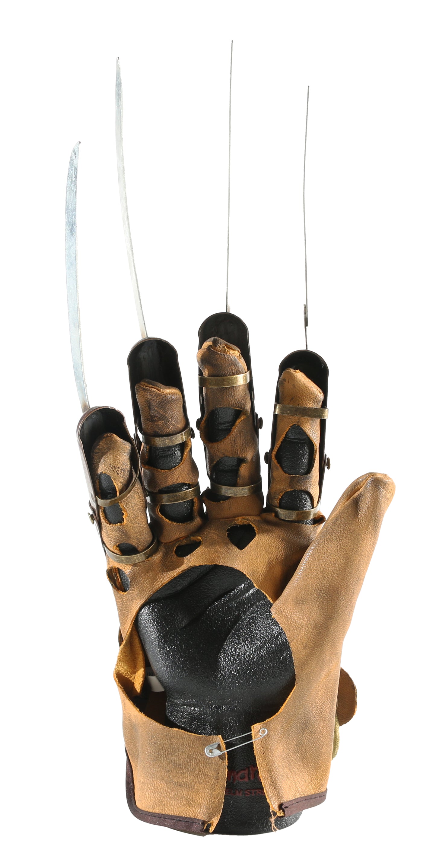 
                  
                    Robert Englund as Freddy Kreuger in A Nightmare on Elm Street Signed Prop Replica Razor Glove with Quote & Character Name
                  
                