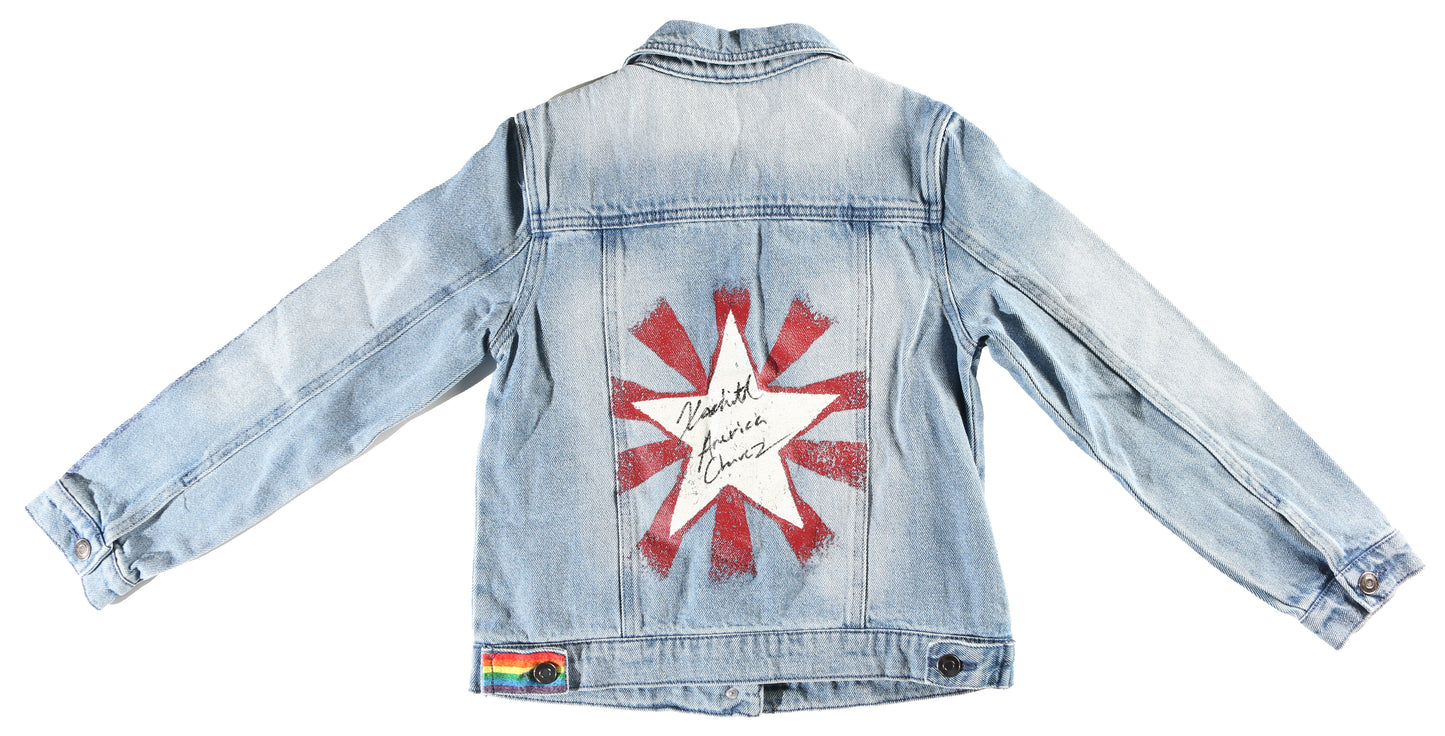 
                  
                    Xochitl Gomez as America Chavez in Doctor Strange in the Multiverse of Madness Signed Prop Replica Jacket with Character Name
                  
                