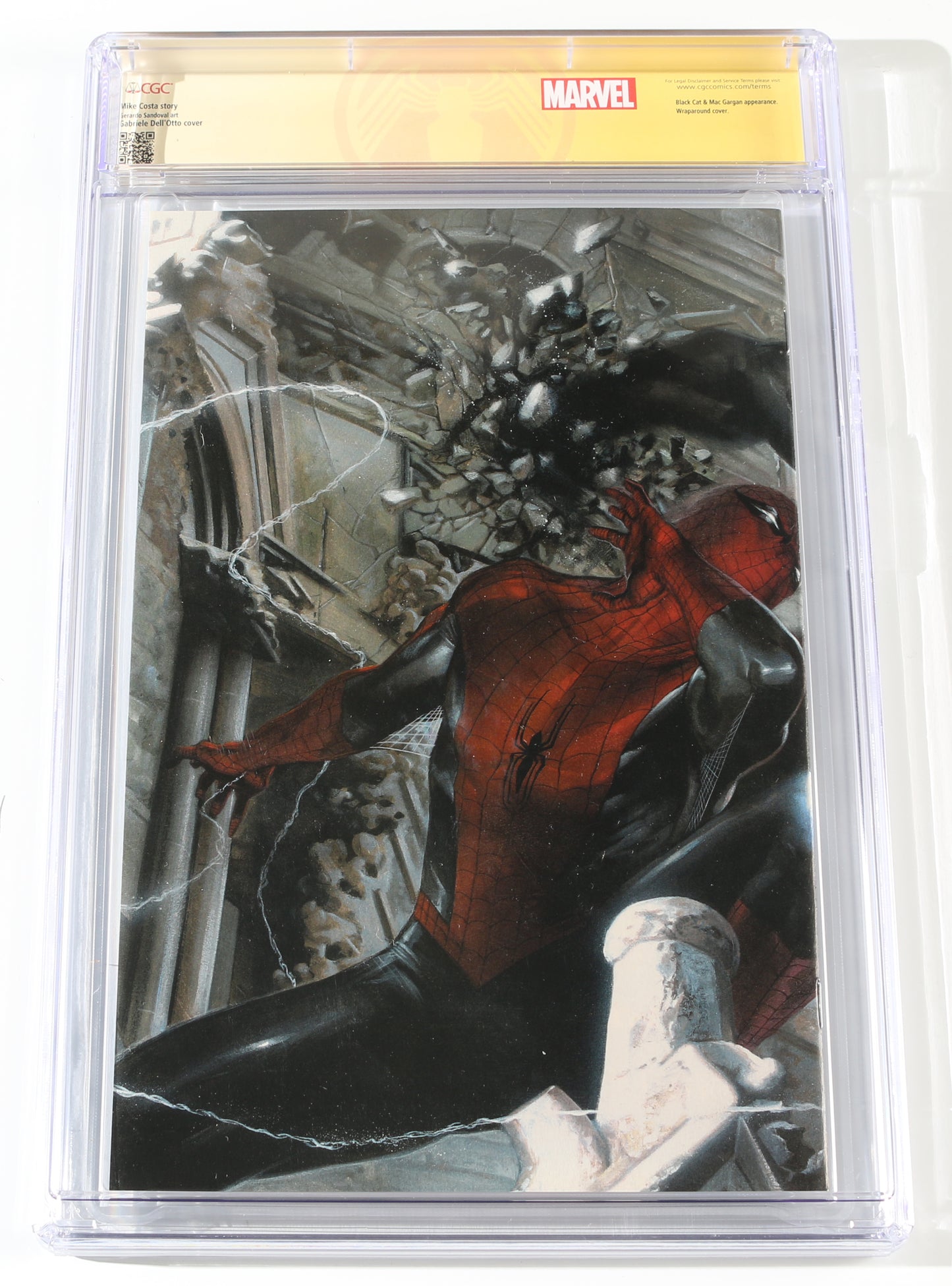 
                  
                    Venom #3 Dell'Otto Variant - Signed by Tom Hardy as Venom in Venom (CGC Signature Series 9.8 / Celebrity Authentics) 2017
                  
                