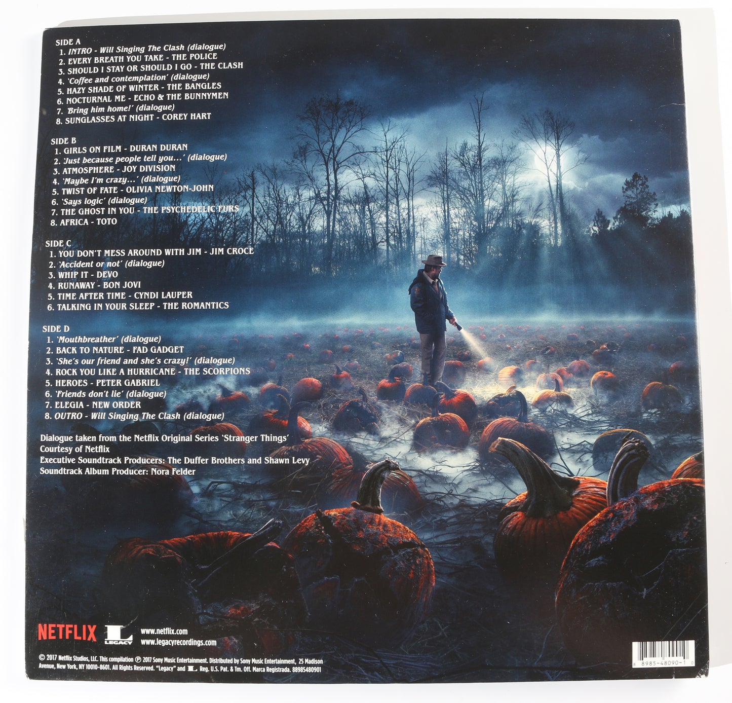 
                  
                    Stranger Things Soundtrack LP 12" Vinyl Record Cast Signed by David Harbour, Joe Keery, Sadie Sink, Sean Astin, Caleb McLaughlin, & Co-Creators: Matt & Ross Duffer
                  
                