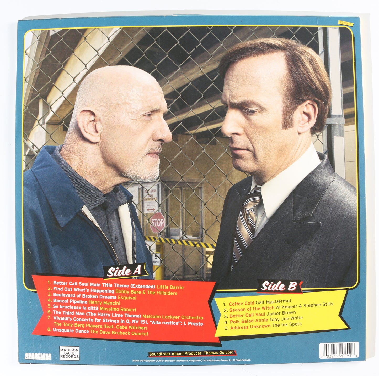 
                  
                    Better Call Saul: Season 1 Soundtrack LP 12" Vinyl Record Signed by Bob Odinkirk, Kerry Condon, Writer Peter Gould, & Composer David Porter
                  
                