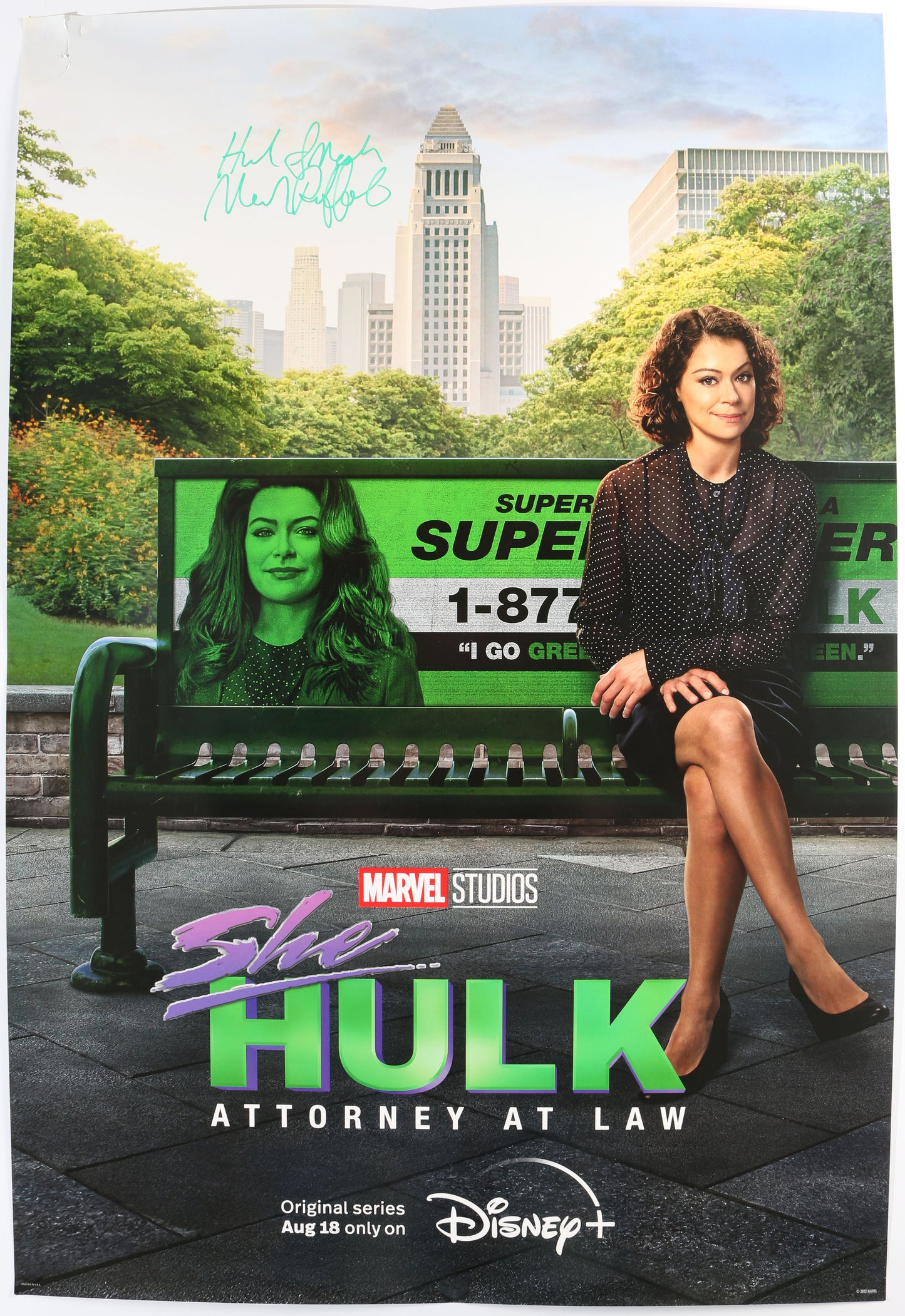 
                  
                    Mark Ruffalo as The Hulk in She-Hulk: Attorney at Law Signed 27x40 Poster with Quote
                  
                