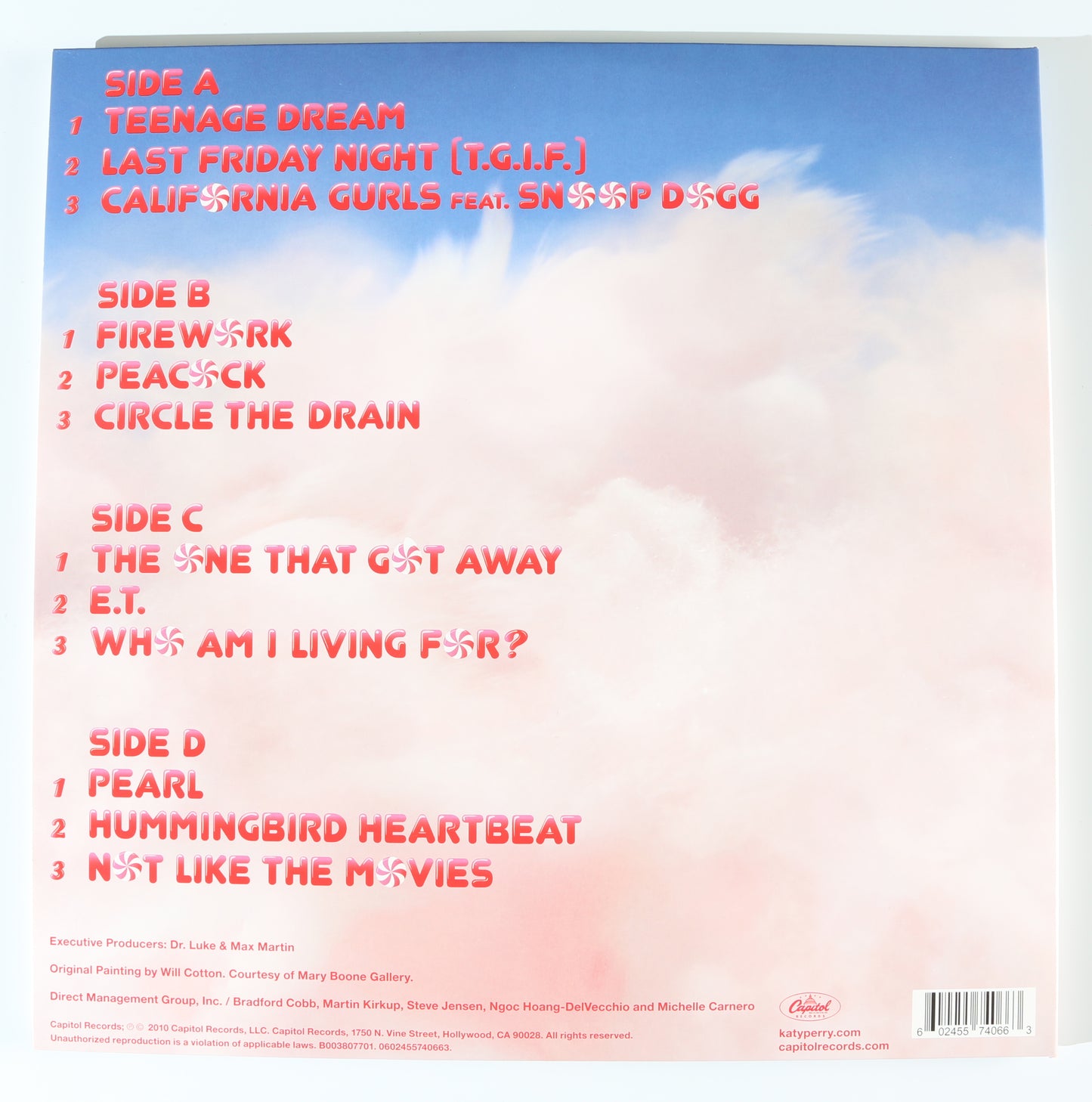 
                  
                    Katy Perry: Teenage Dream LP 12" Vinyl Record Signed by Katy Perry
                  
                