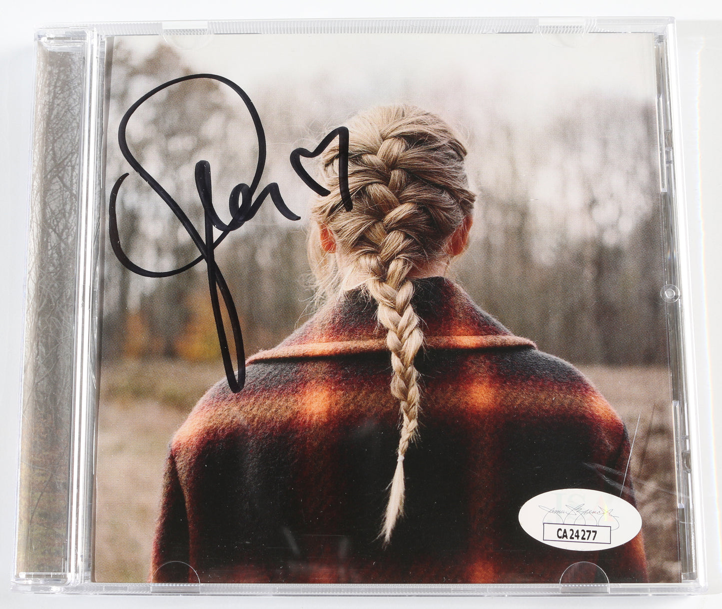 
                  
                    Evermore (JSA) CD Album Insert Signed by Taylor Swift
                  
                