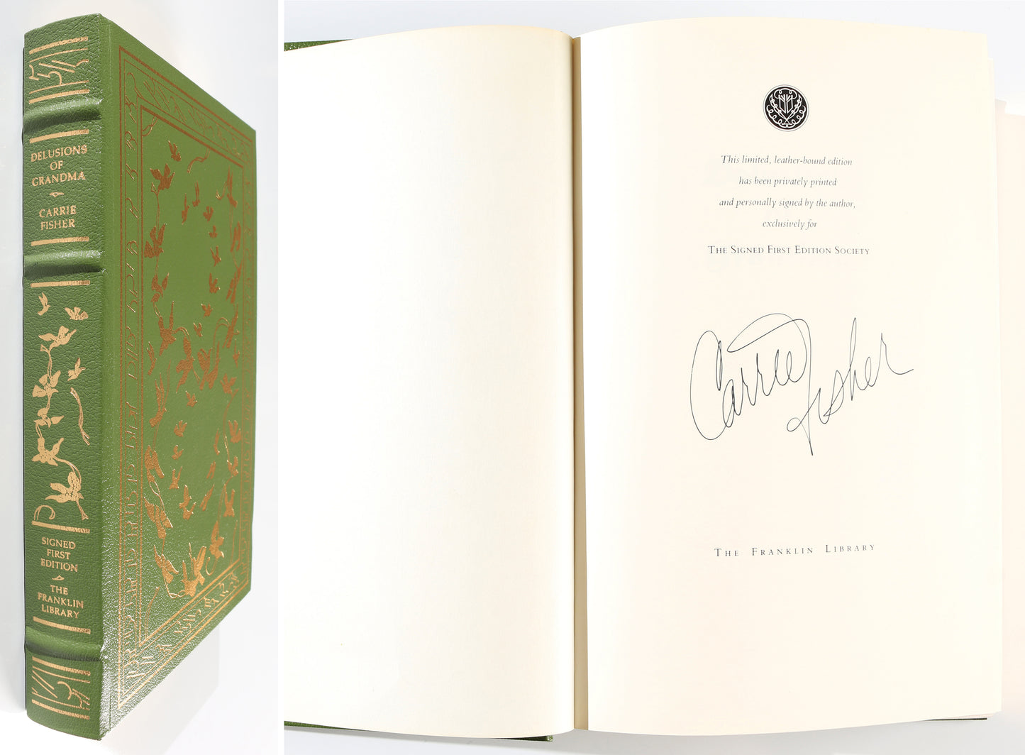 
                  
                    Delusions of Grandma First Edition Hardcover Book Signed by Star Wars Princess Leia Actress & Author Carrie Fisher
                  
                