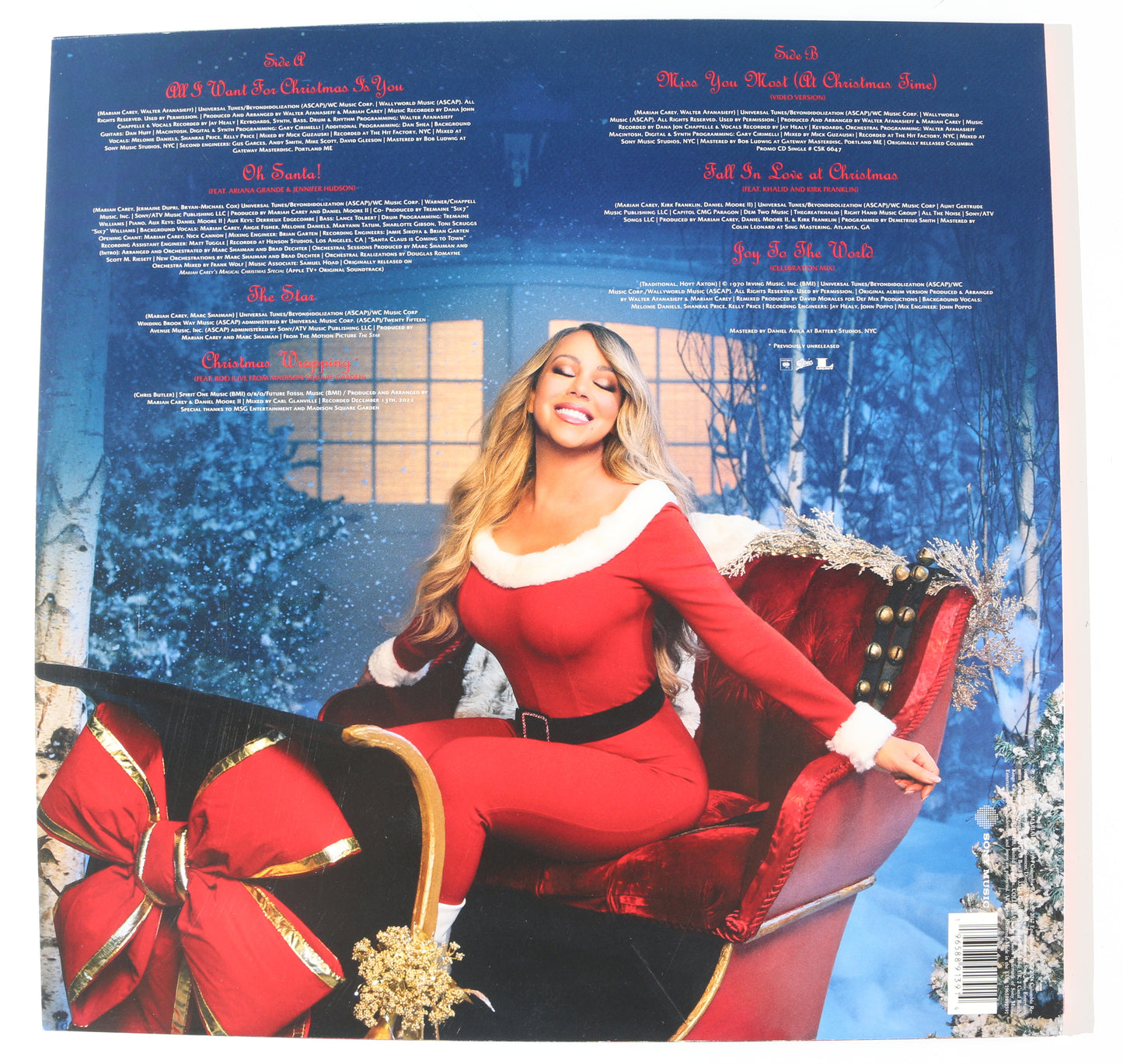 
                  
                    Mariah Carey: All I Want For Christmas Is You LP 12" Vinyl Record Signed by Mariah Carey
                  
                