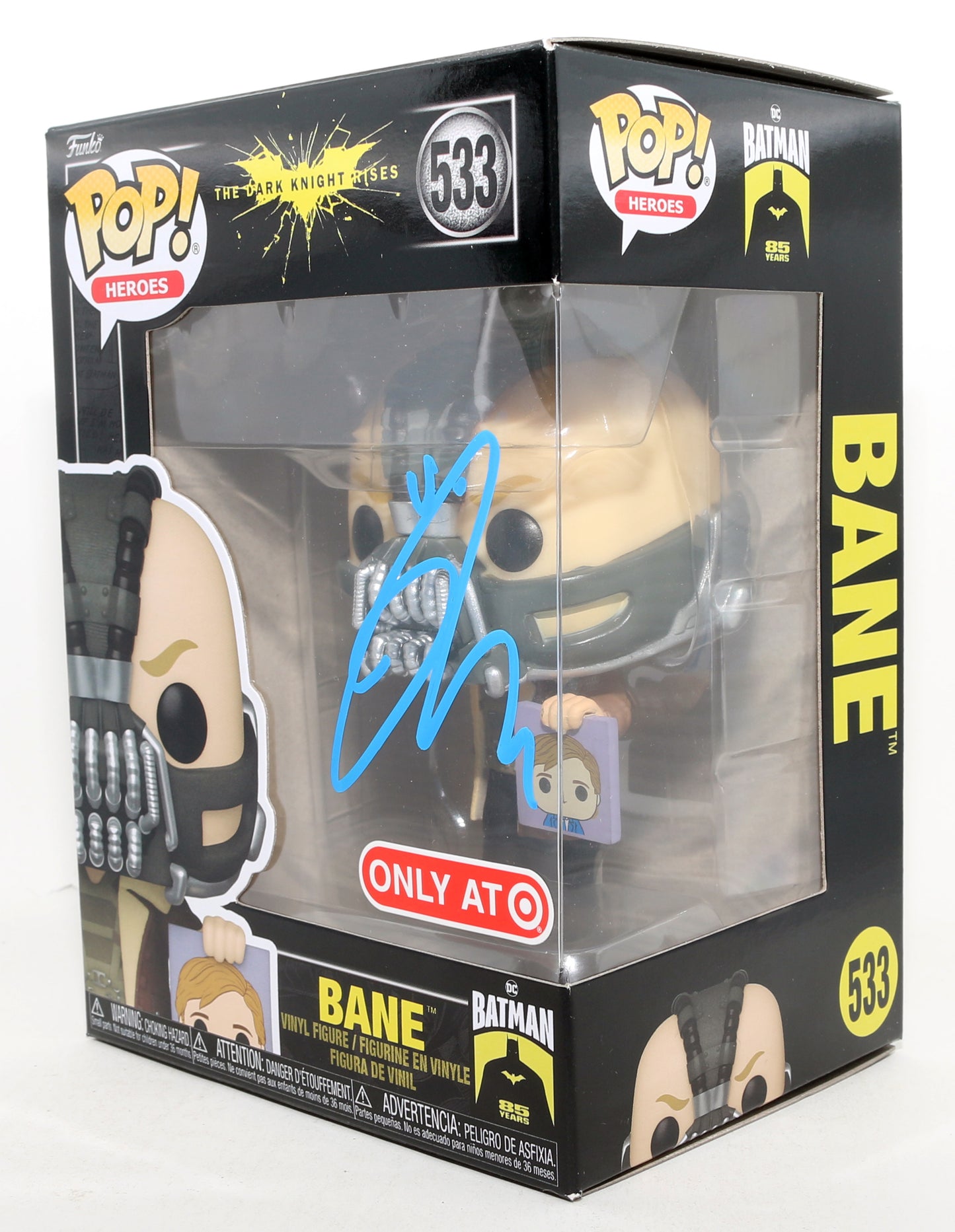 
                  
                    Tom Hardy as Bane in The Dark Knight Rises Target Exclusive Signed Funko POP! #533
                  
                