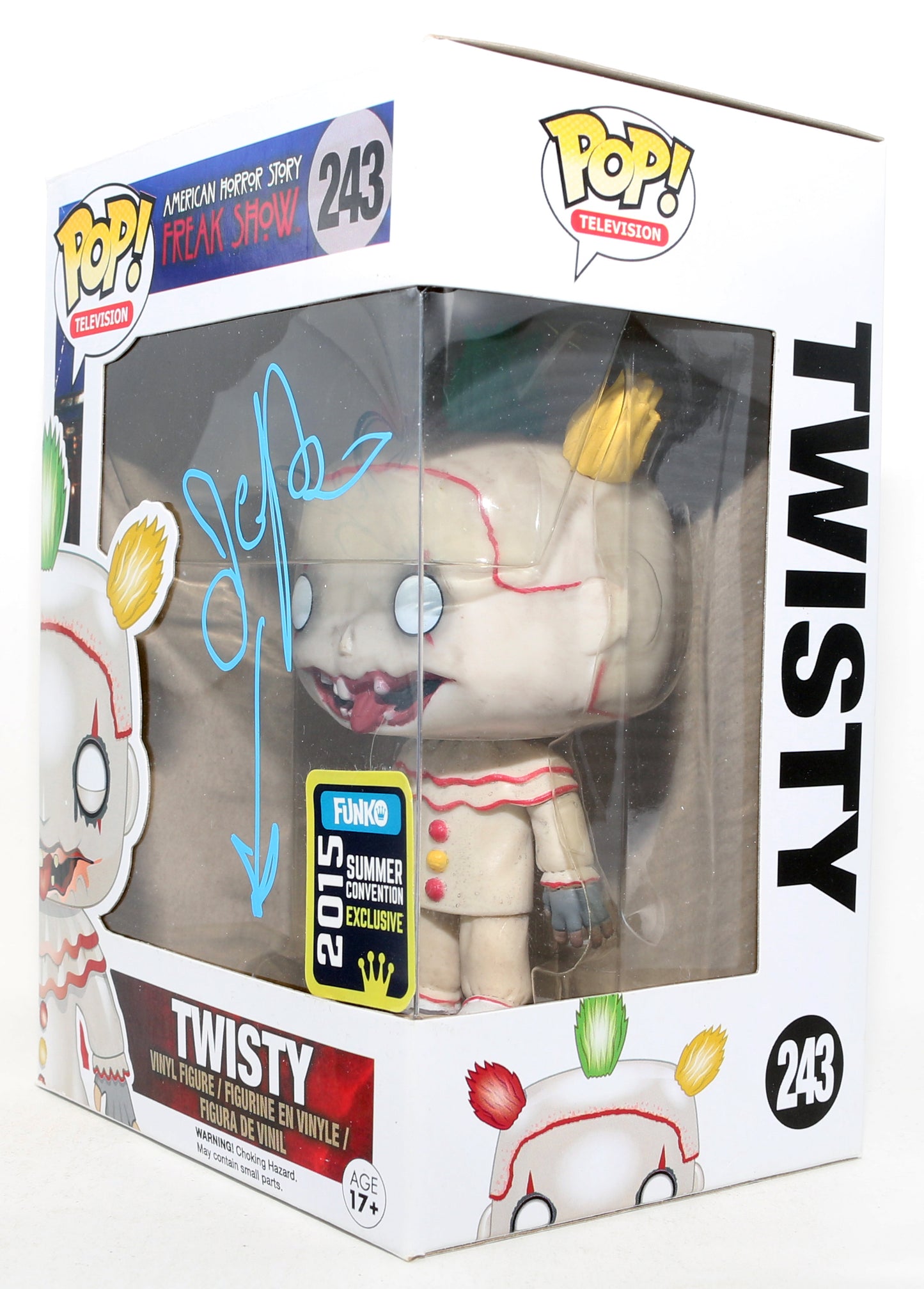 
                  
                    John Carroll Lynch as Twisty in American Horror Story: Freak Show 2015 Convention Exclusive Signed Funko POP! #243
                  
                