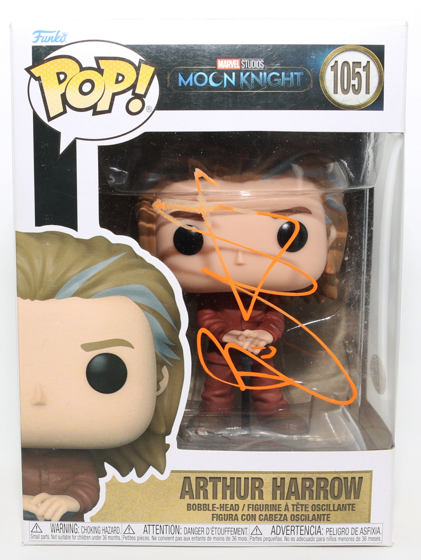 
                  
                    Ethan Hawke as Arthur Harrow in Moon Knight (ACOA) Signed Funko POP! #1051
                  
                