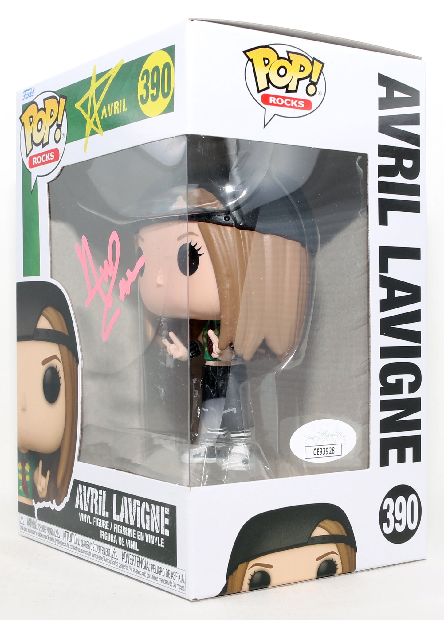 
                  
                    Avril Lavigne Singer & Songwriter (JSA) Signed Funko POP! #390
                  
                