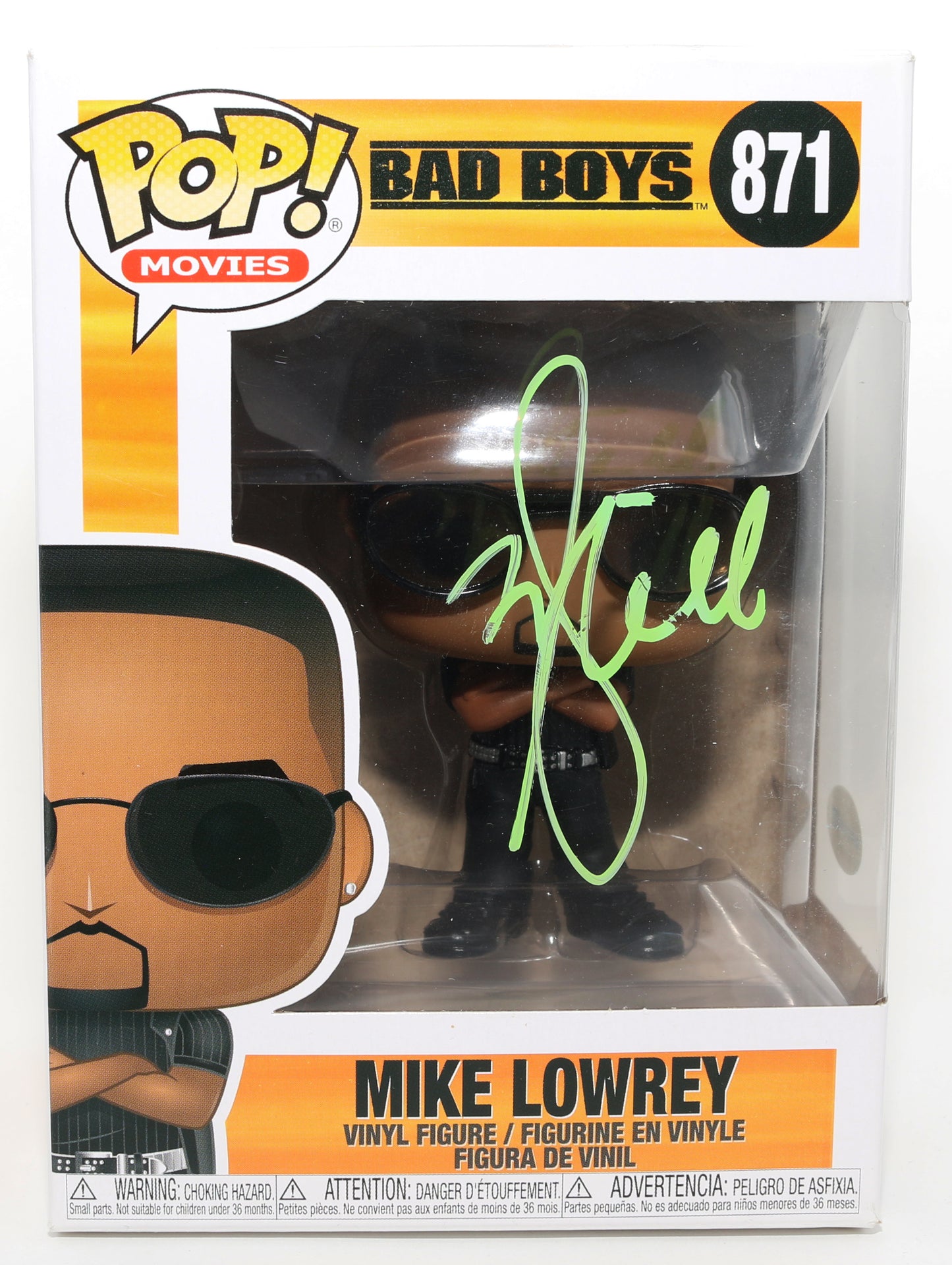 
                  
                    Will Smith as Mike Lowrey in Bad Boys (ACOA) Signed Funko POP! #871
                  
                