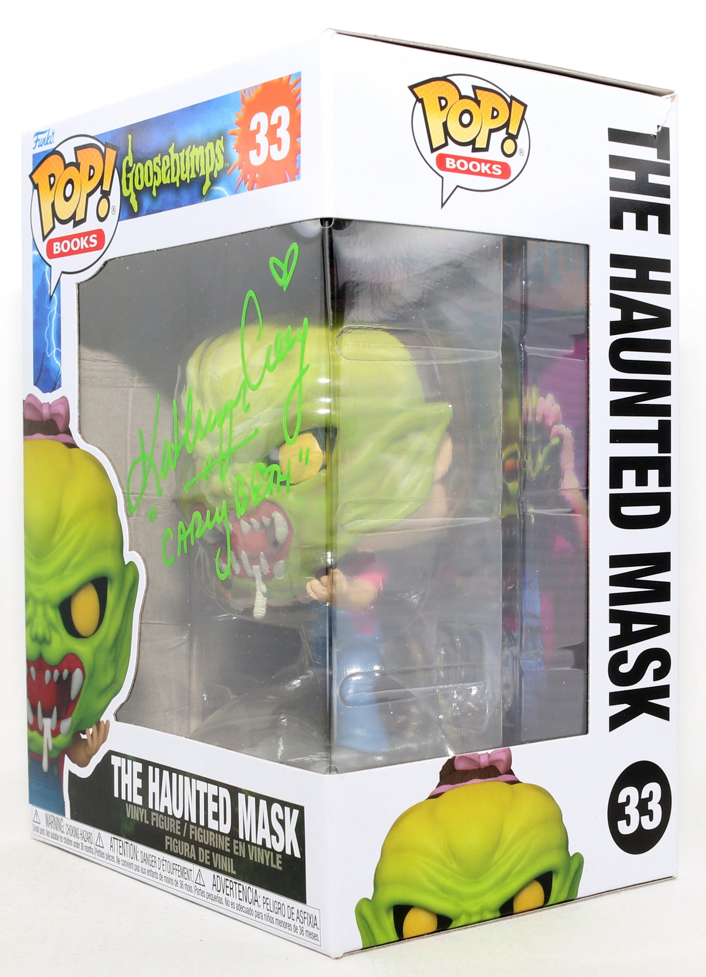 
                  
                    Kathryn Long as Carly Beth Caldwell in Goosebumps Signed Funko POP! #33 with Character Name
                  
                