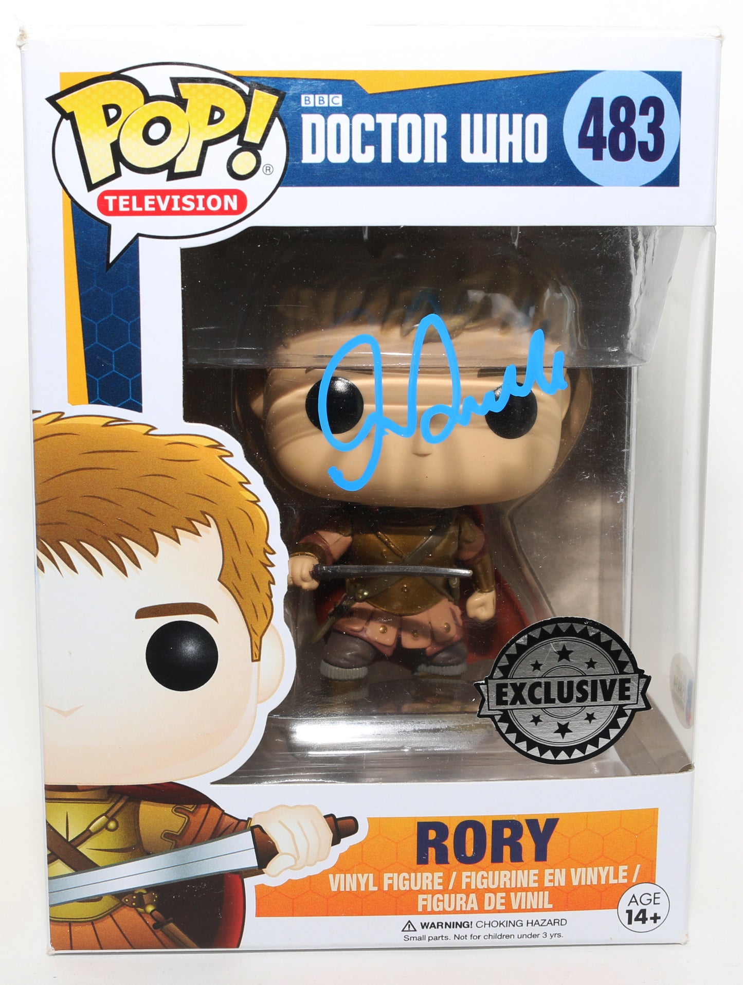 
                  
                    Arthur Darvill as Rory Williams in Doctor Who Exclusive (Beckett) Signed Funko POP! #483
                  
                