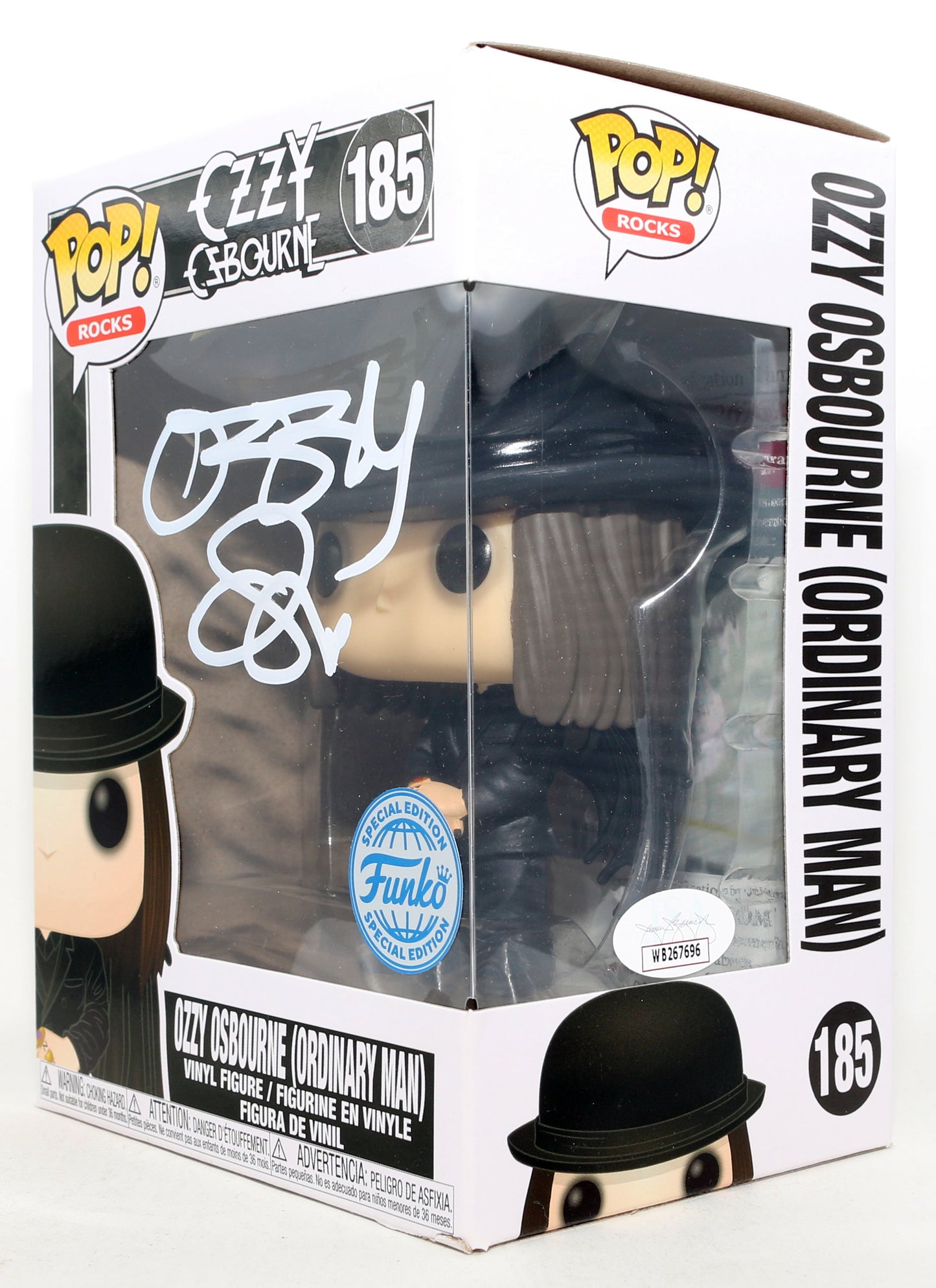 
                  
                    Ozzy Osbourne Lead Singer of Black Sabbath Funko Store Exclusive (JSA) Signed Funko POP! #185
                  
                