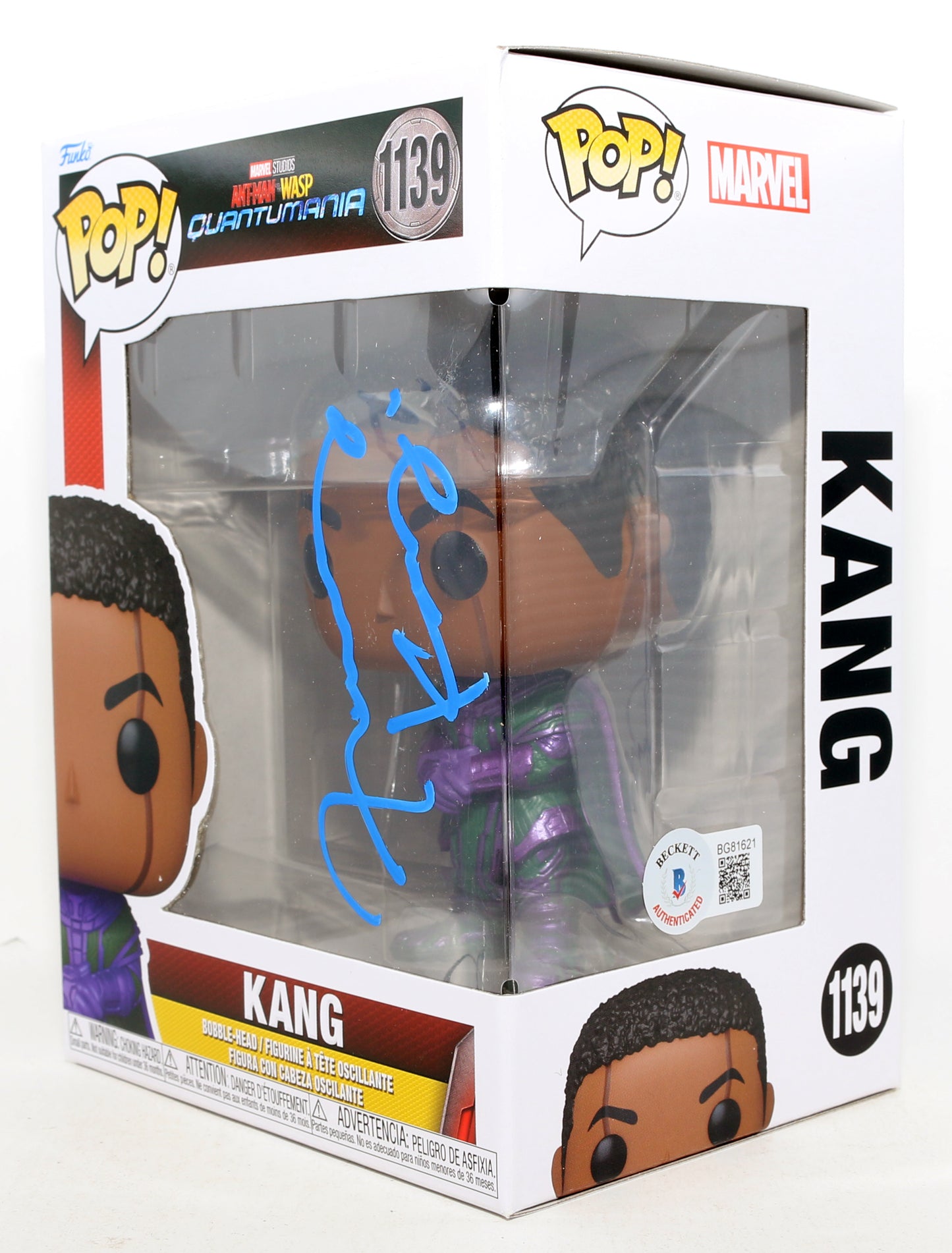 
                  
                    Jonathan Majors as Kang the Conqueror in Ant-Man & The Wasp: Quantumania (Beckett) Signed Funko POP! #1139
                  
                