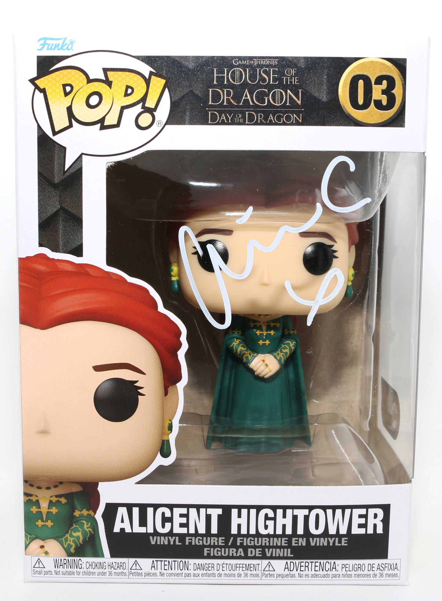 
                  
                    Olivia Cooke as Alicent Hightower in House of the Dragon (SWAU) Signed Funko POP! #03
                  
                