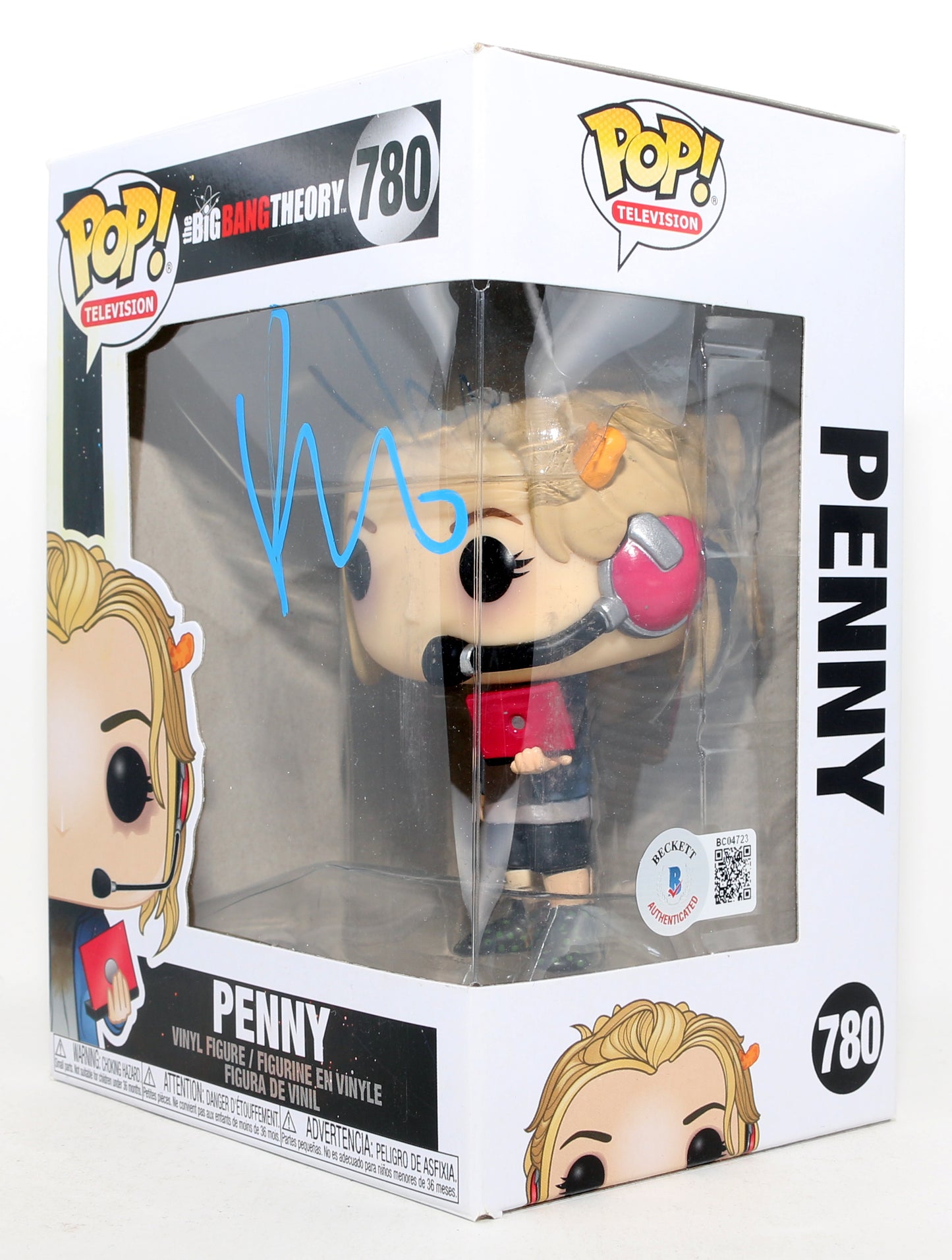 
                  
                    Kaley Cuoco as Penny in The Big Bang Theory (Beckett) Signed Funko POP! #780
                  
                