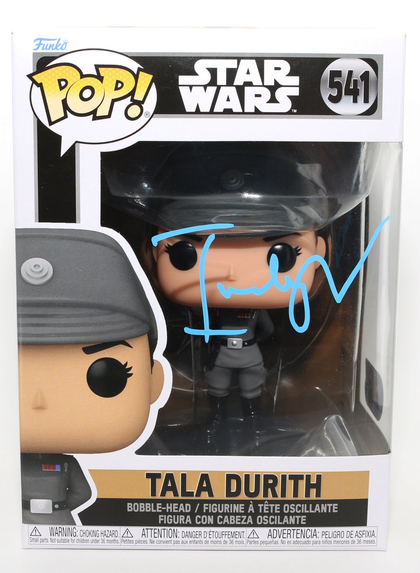 
                  
                    Indira Varma as Tala Durith in Star Wars: Obi-Wan Kenobi (SWAU) Signed Funko POP! #541
                  
                