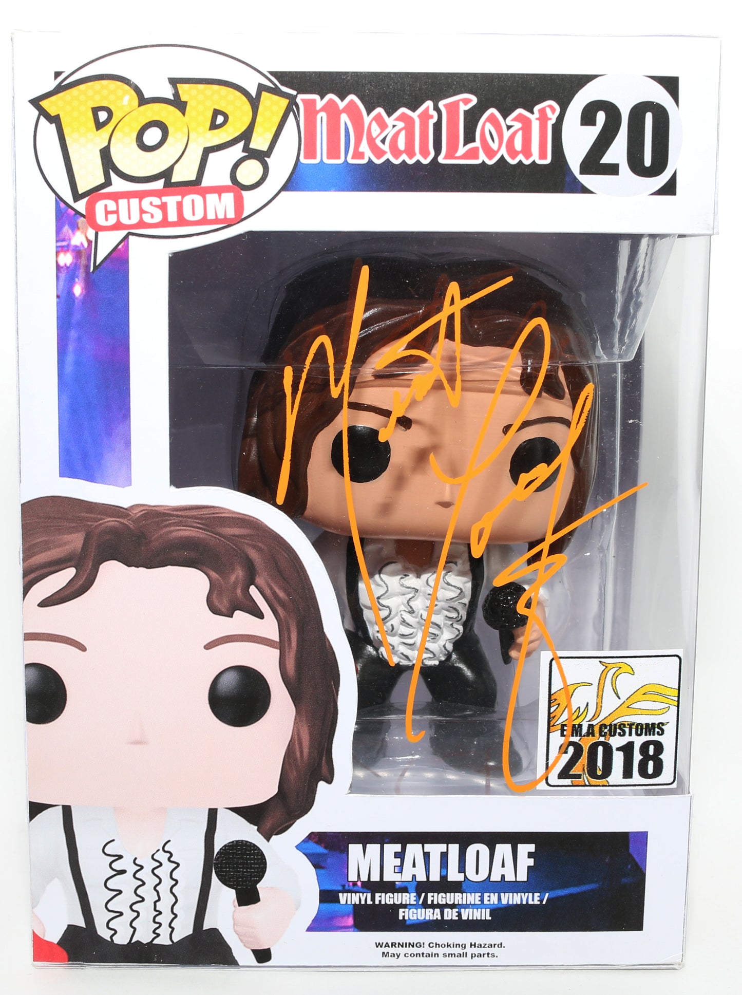 
                  
                    Meatloaf Singer & Musician Signed 2018 E.M.A. Custom Funko POP! #20
                  
                