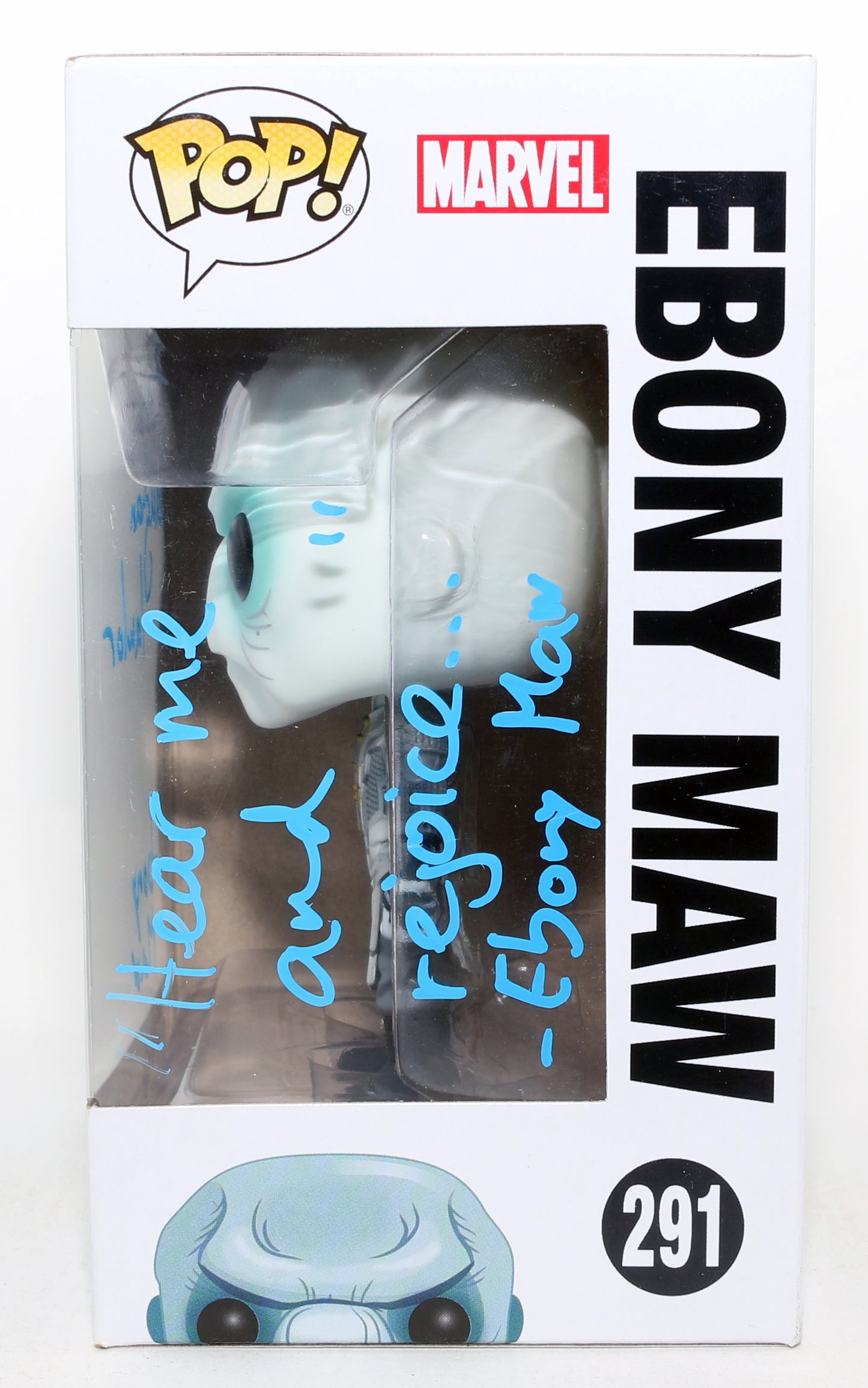 
                  
                    Tom Vaughan-Lawlor as Ebony Maw in Avengers: Infinity War Signed Funko POP! #291 with Character Name & Quote
                  
                