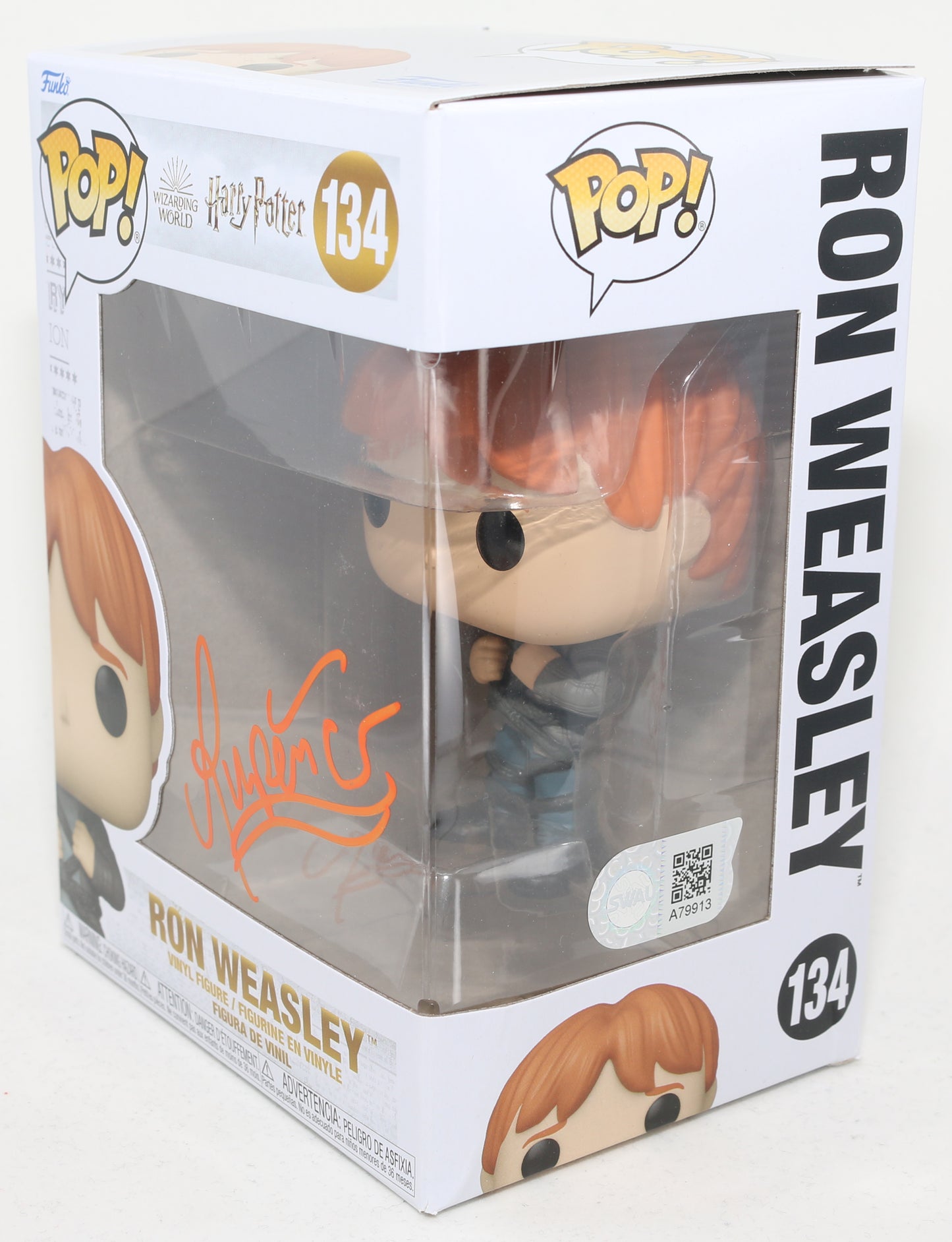 
                  
                    Rupert Grint as Ron Weasley in Harry Potter (SWAU) Signed Funko POP! #134
                  
                